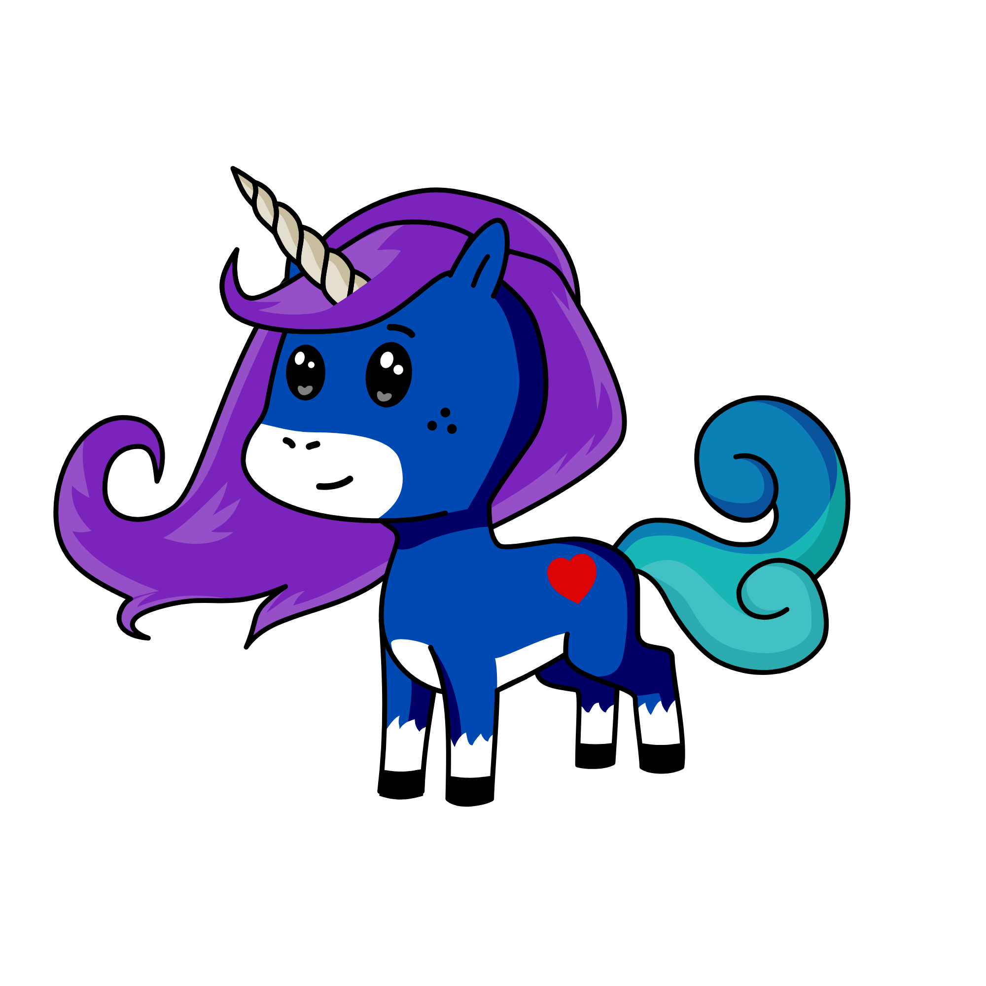 Aquamarine, the unicorn