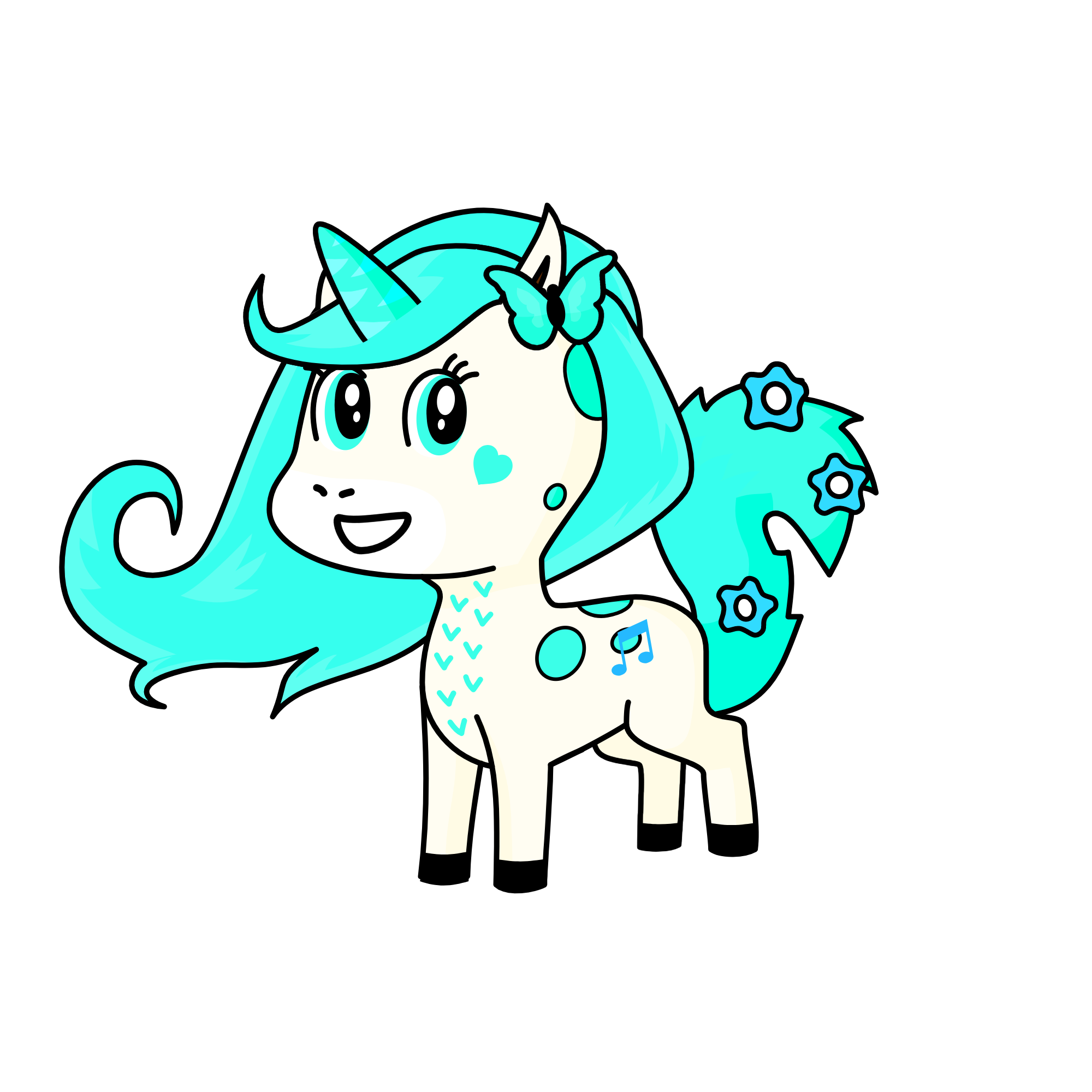 snowfy, the unicorn