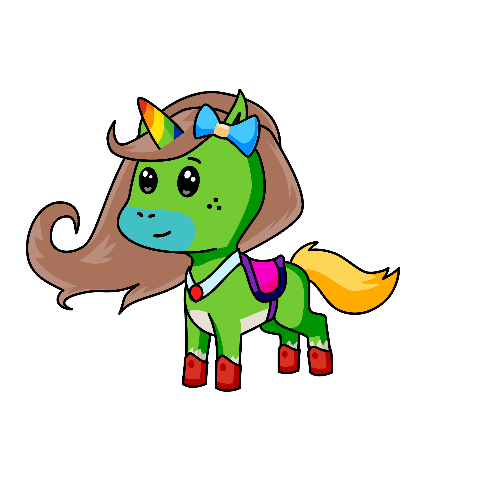 rainbow, the unicorn