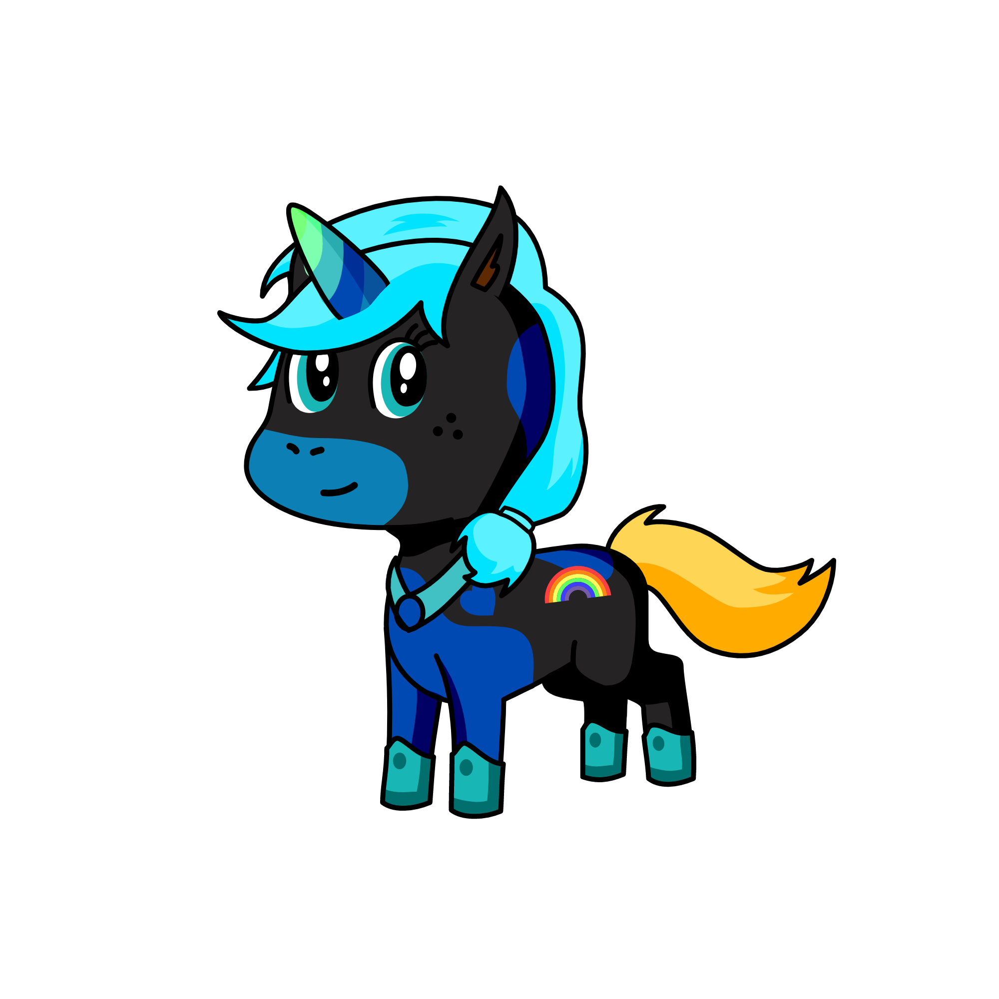 Aqua, the unicorn