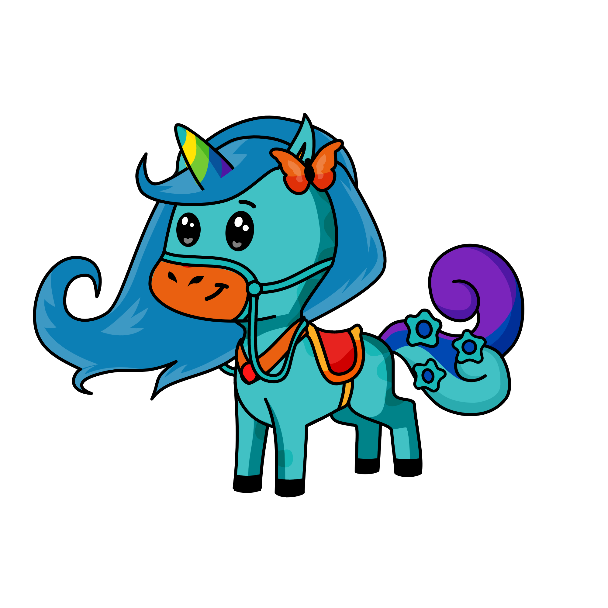 winter, the unicorn