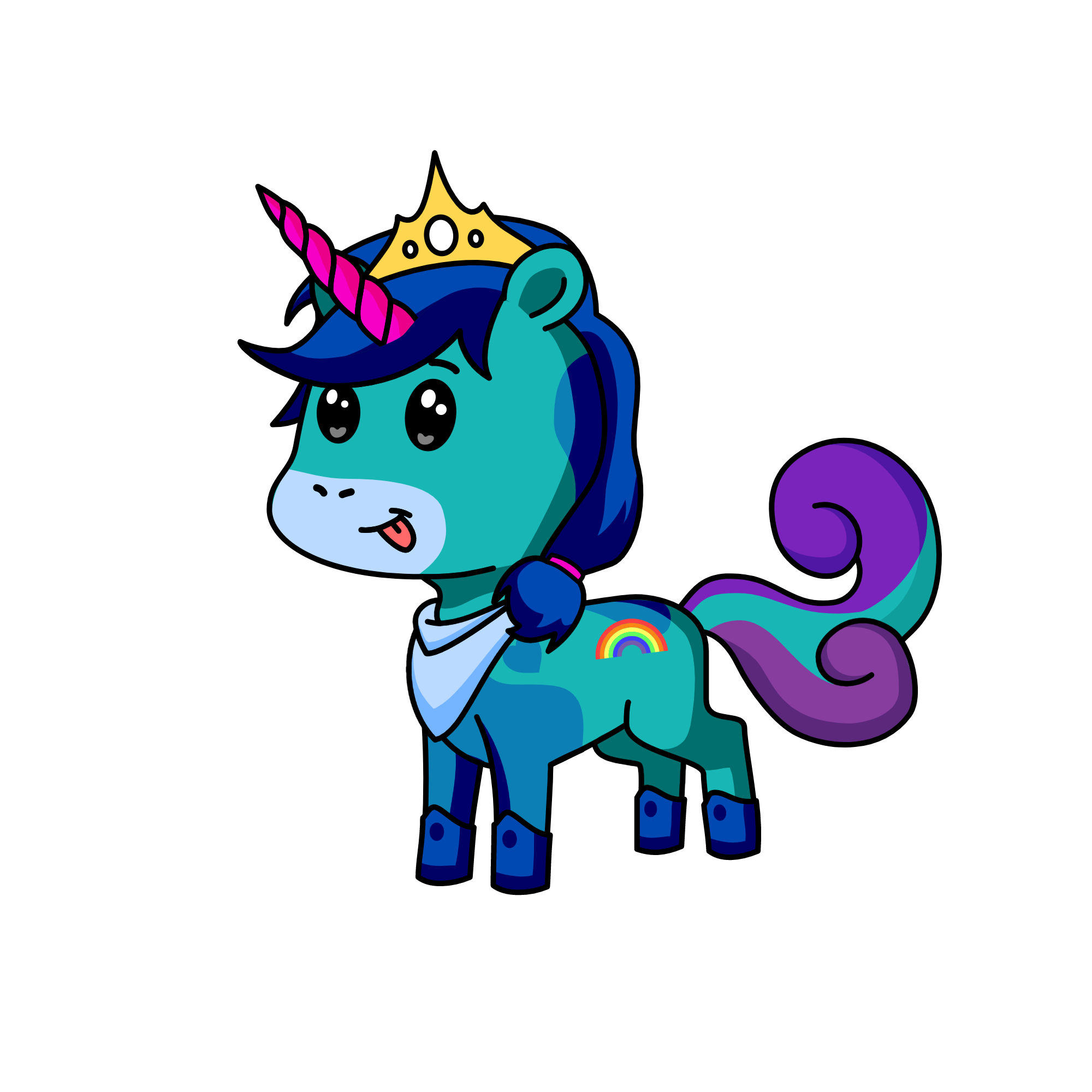 winter, the unicorn