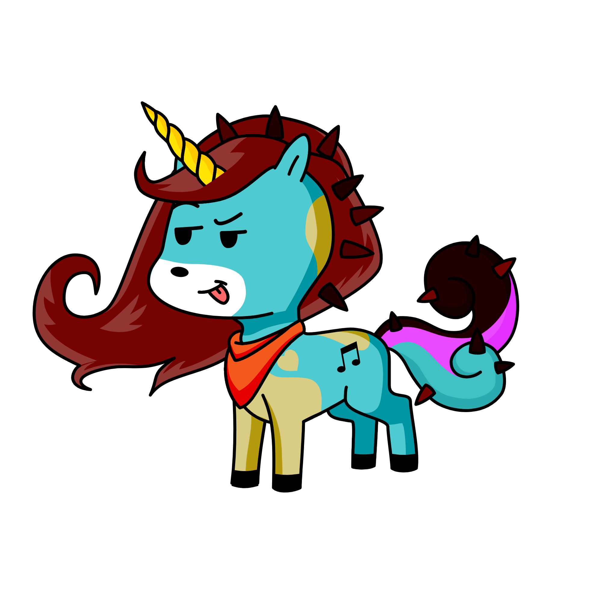 Nightmare, the unicorn