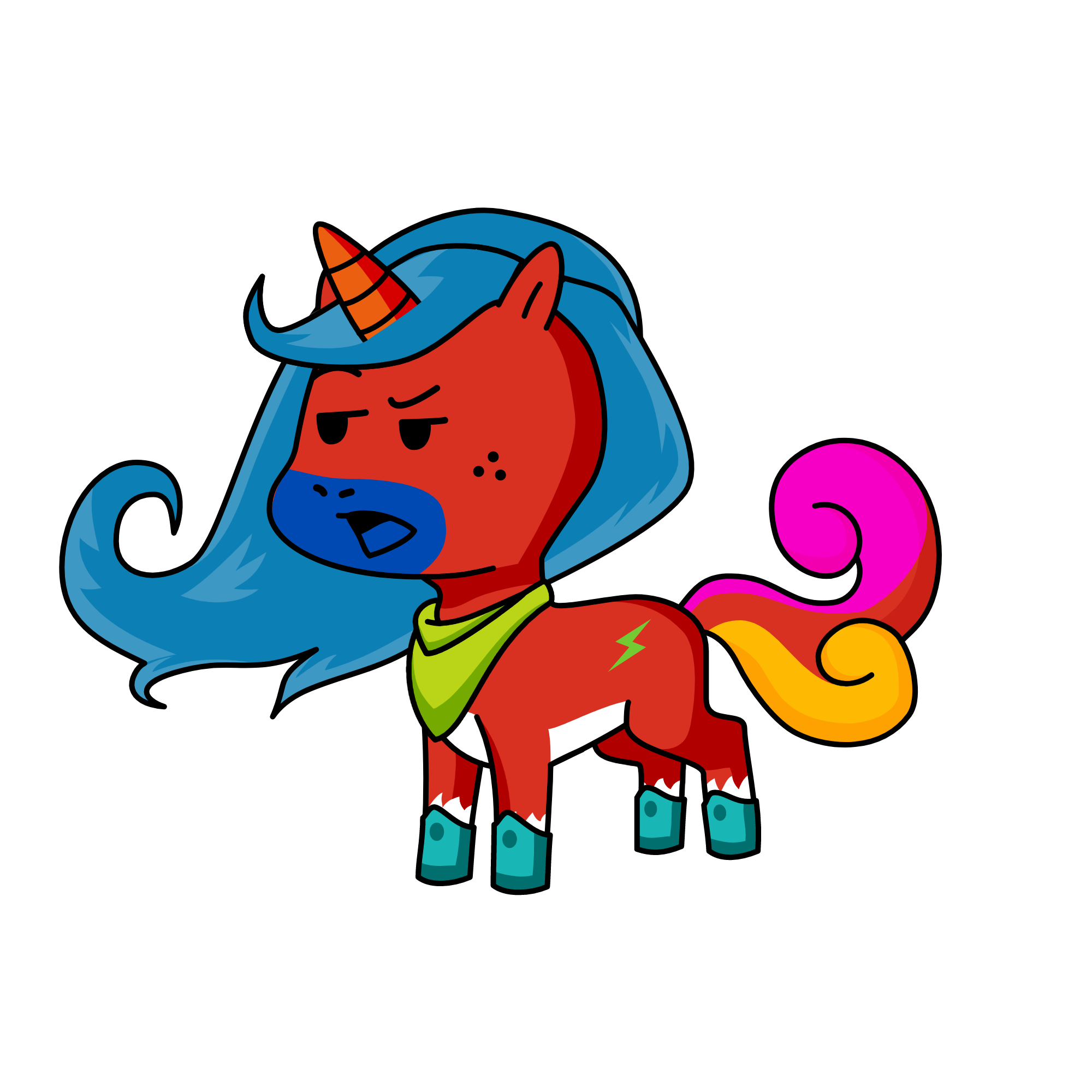 za, the unicorn