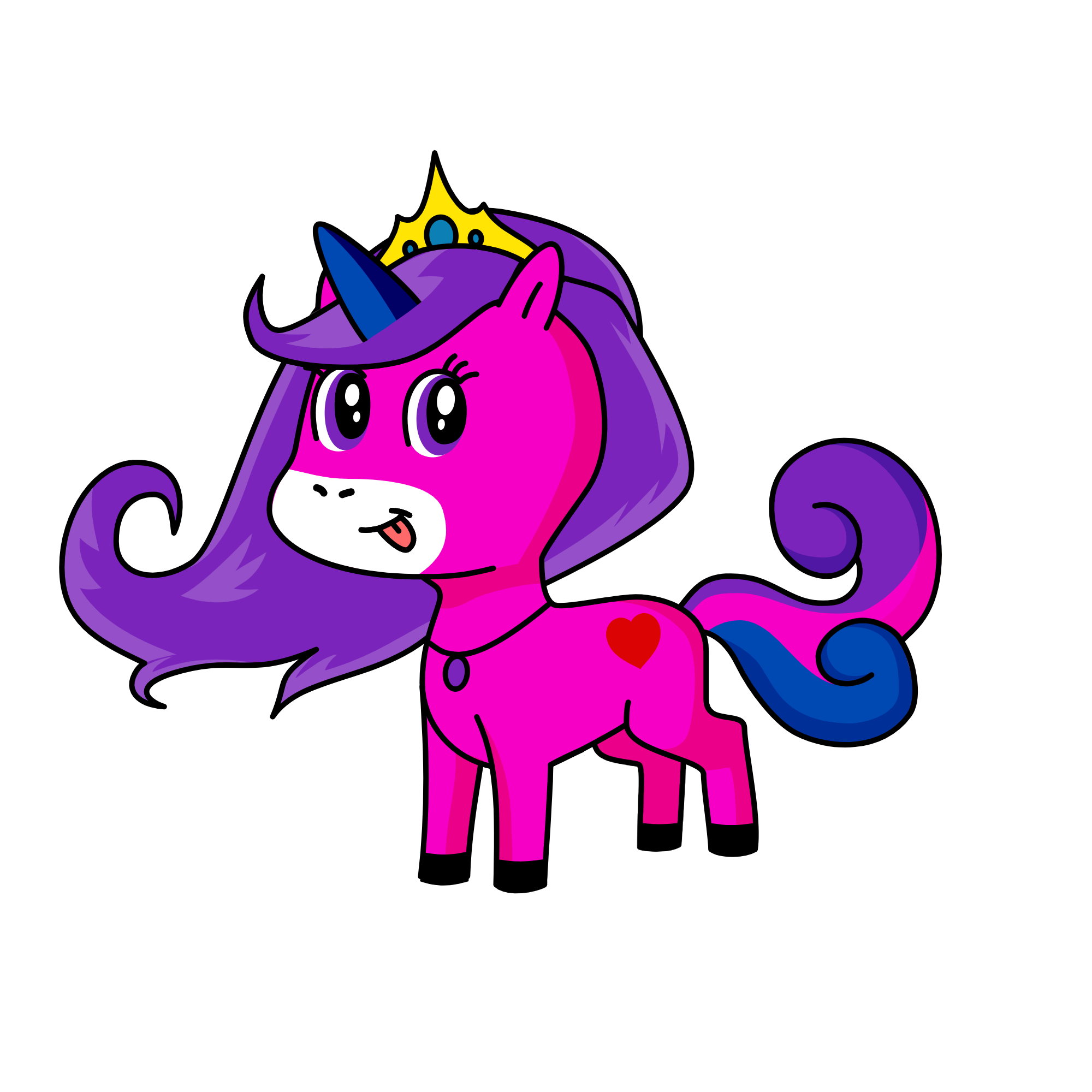 Princess floof, the unicorn