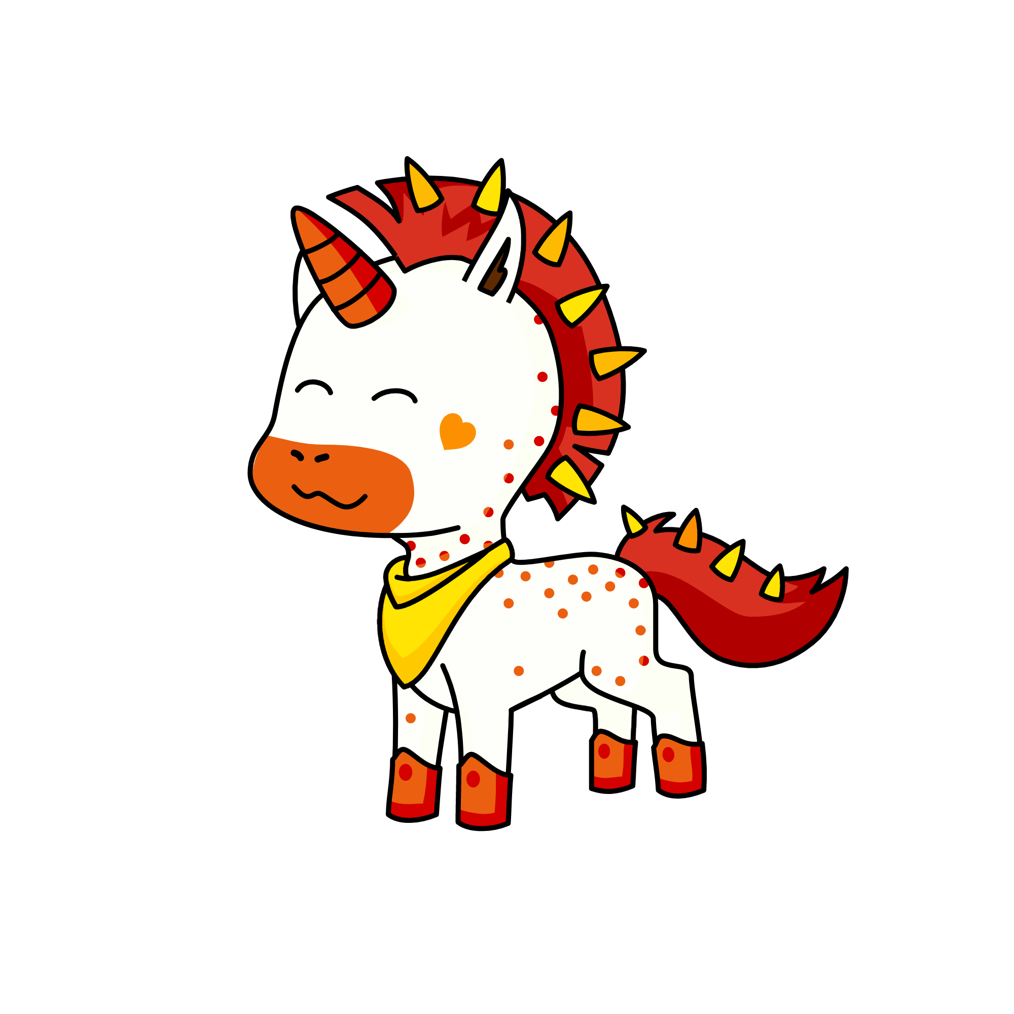 spikes, the unicorn