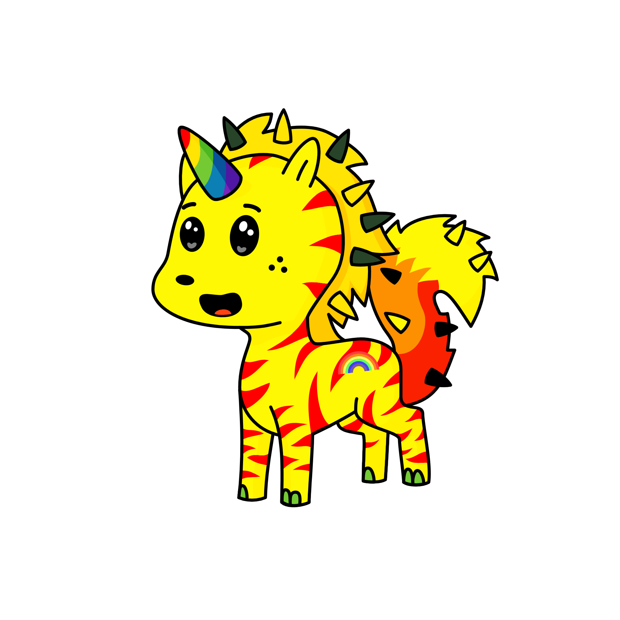 stripy, the unicorn