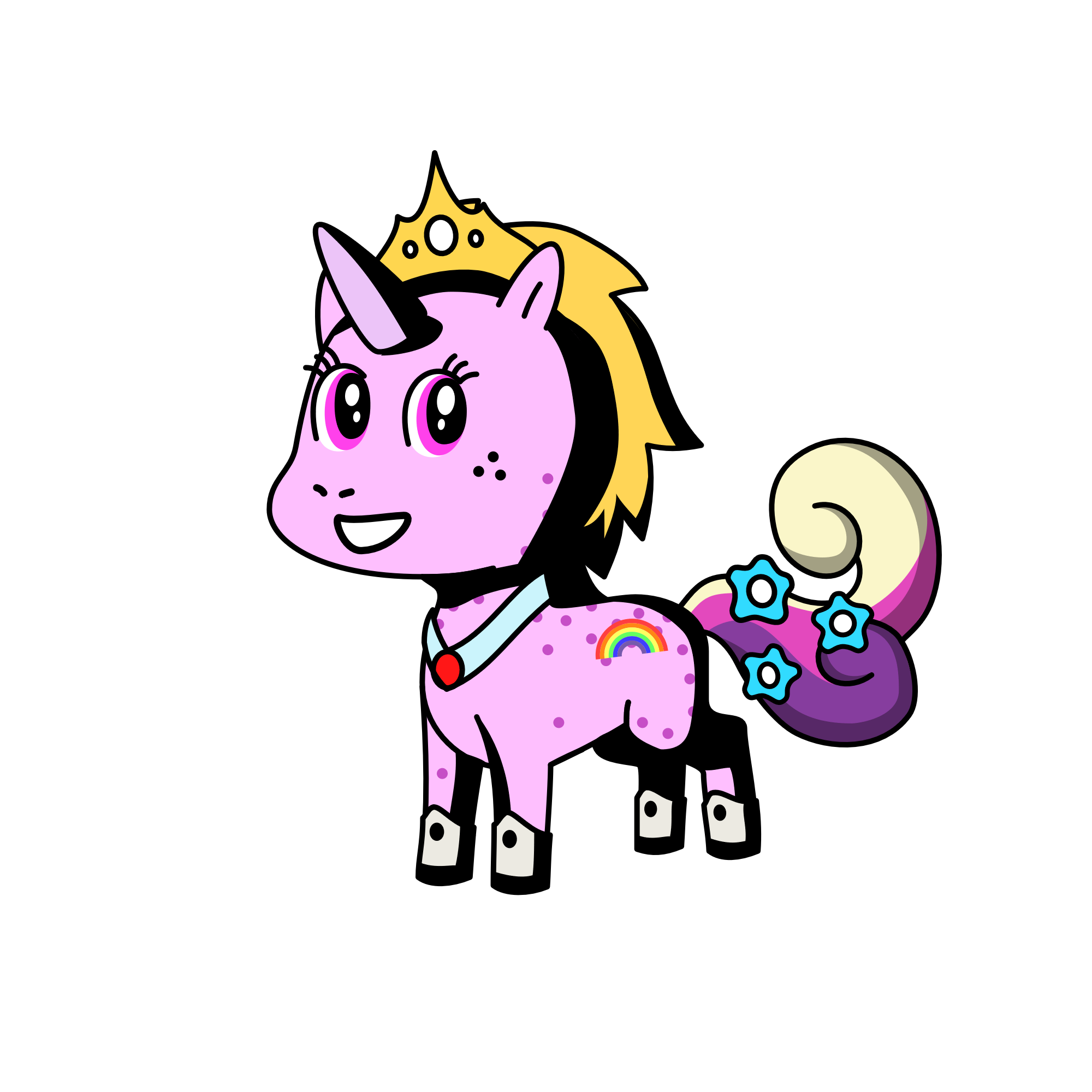pinky sprinky, the unicorn