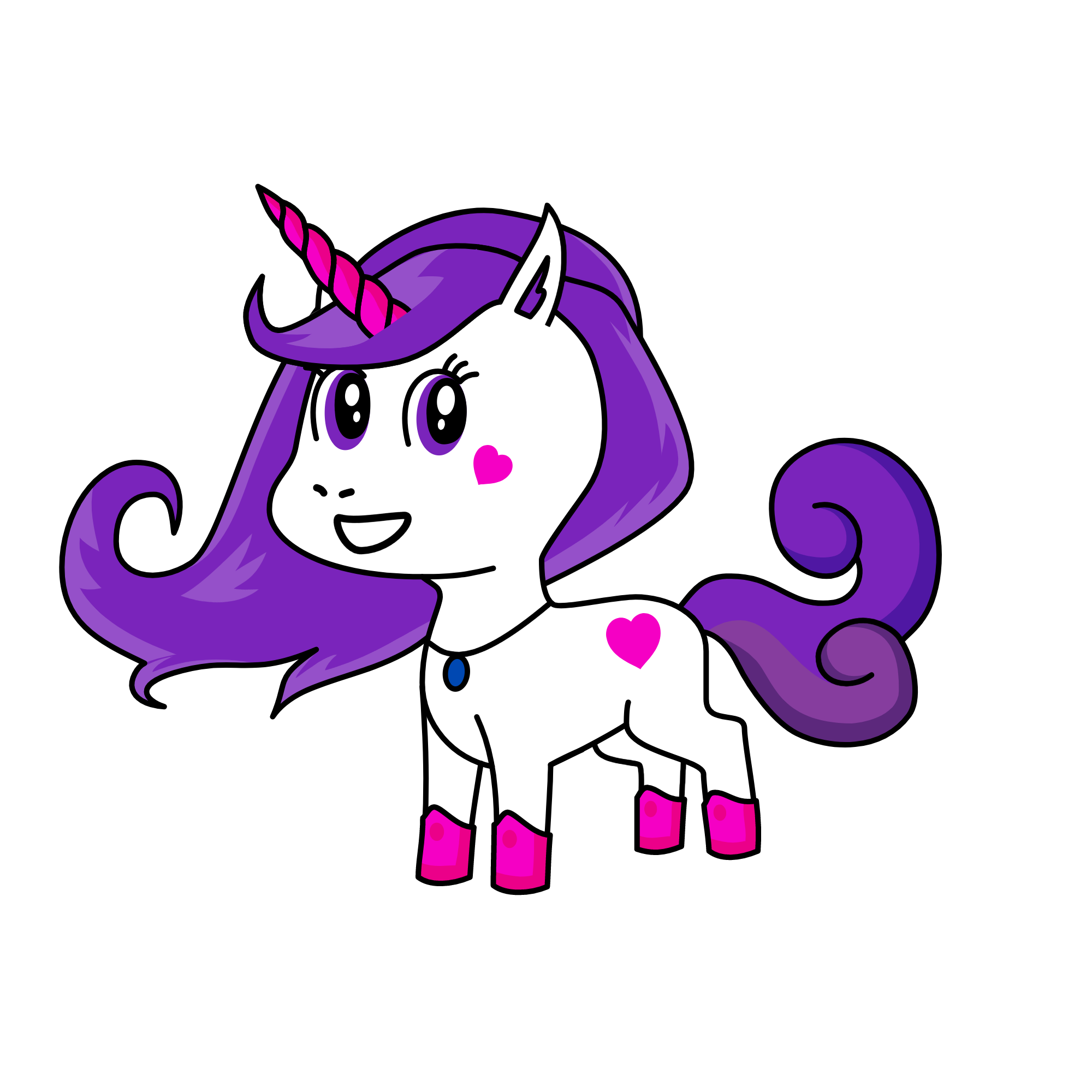 Hearty, the unicorn