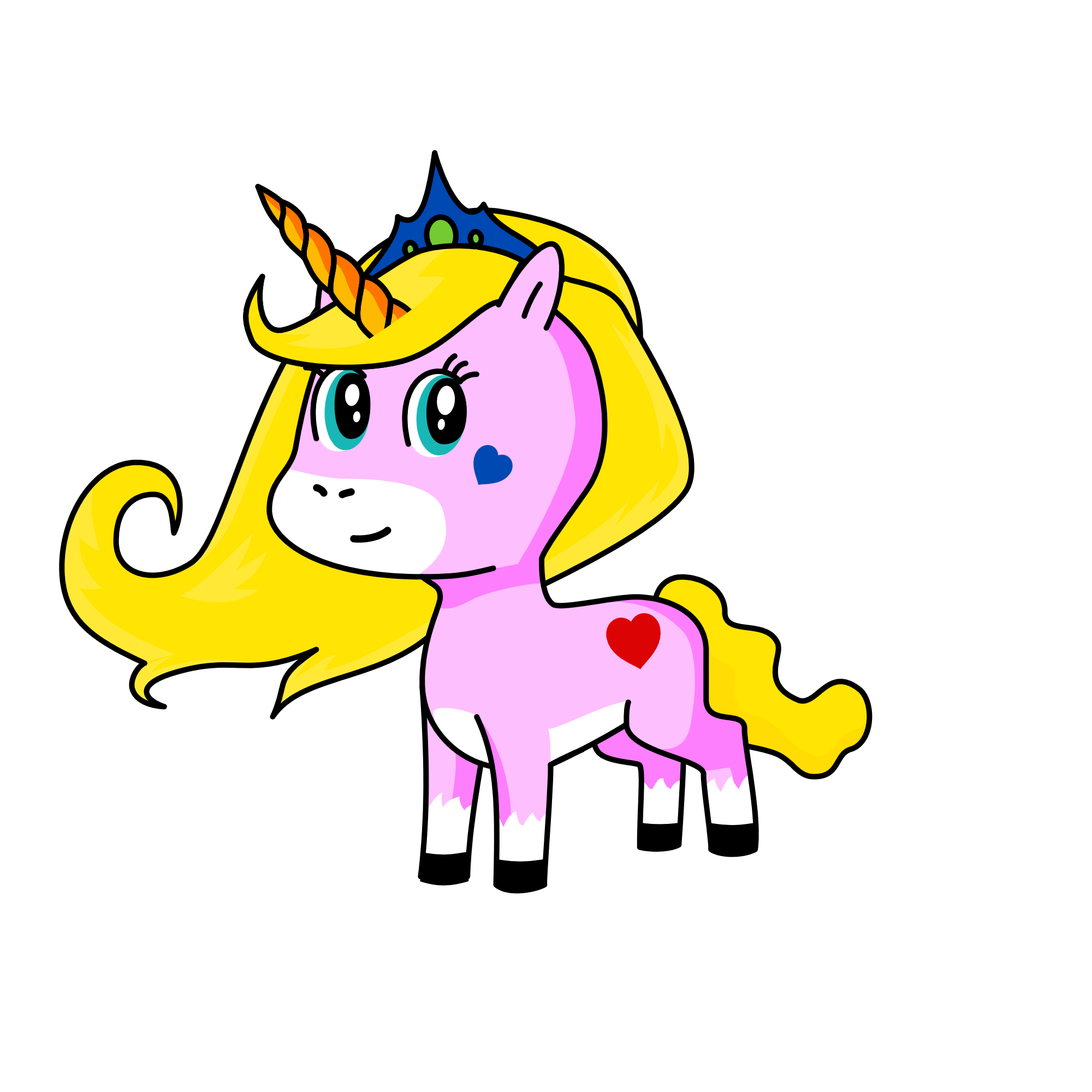Day time, the unicorn