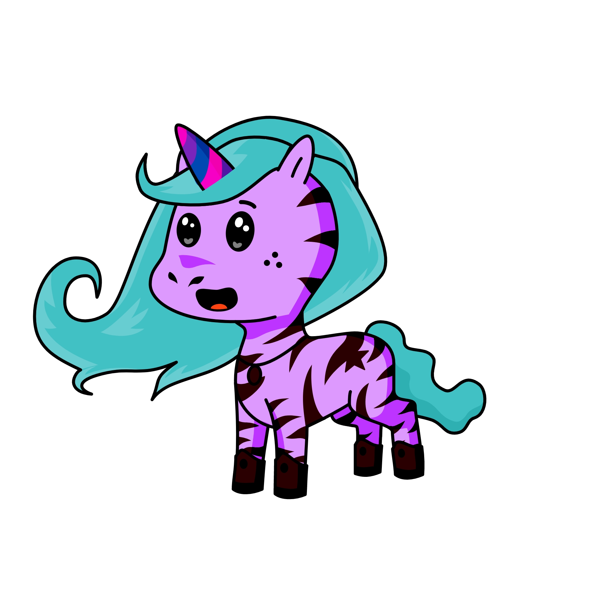 yes the nights are taking me through the moon i see.... cause the night calls me., the unicorn