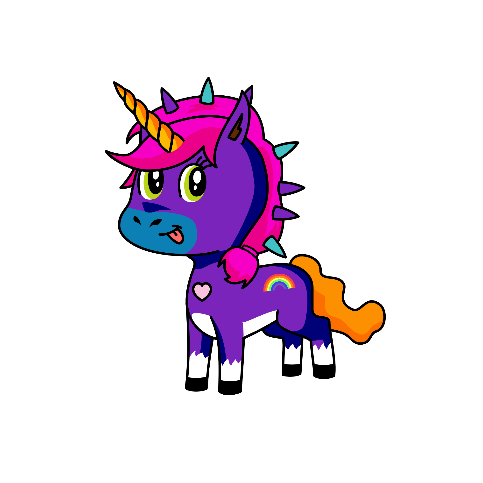 Winter, the unicorn