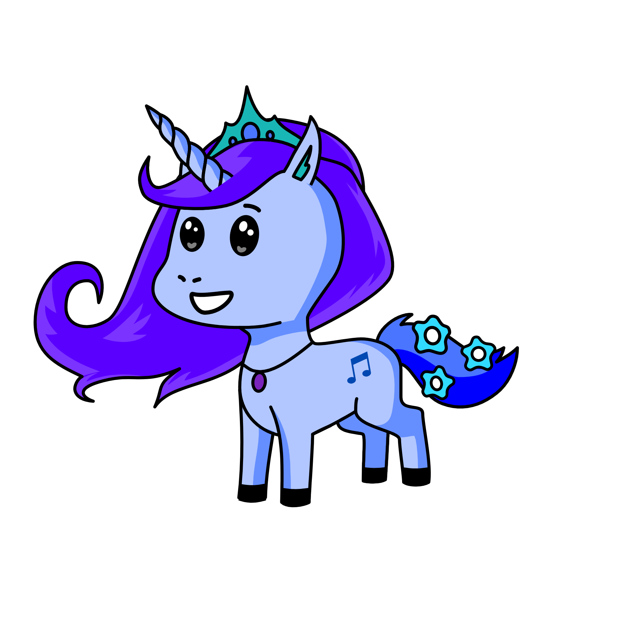 Crystal, the unicorn