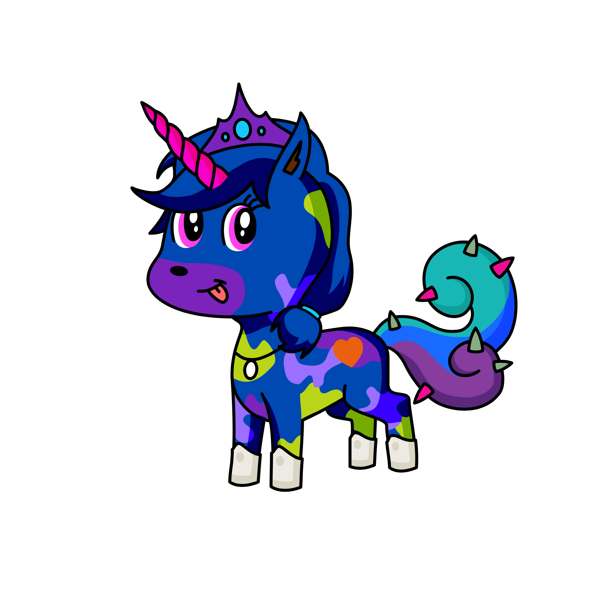 cinderlla, the unicorn