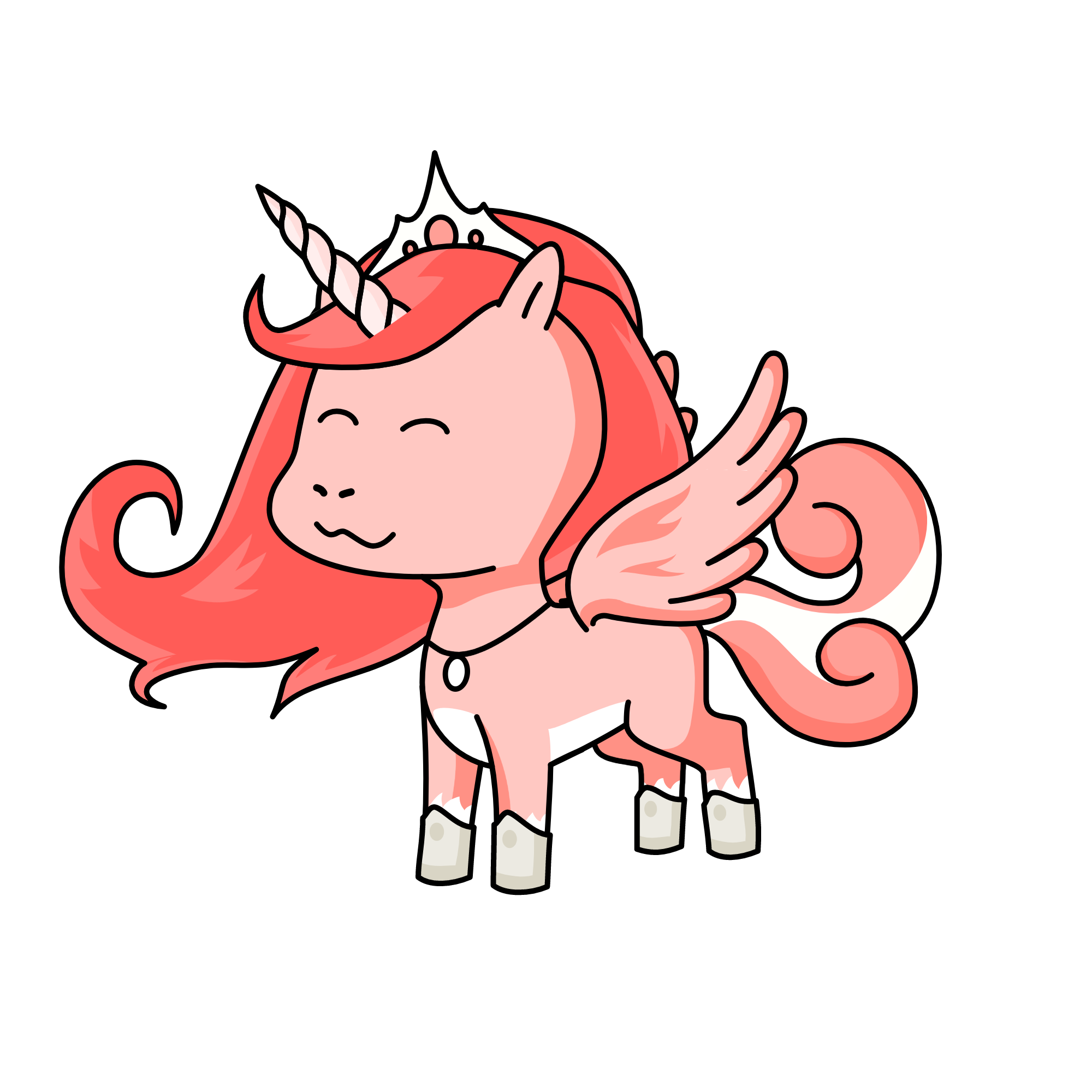 Sapphire, the unicorn