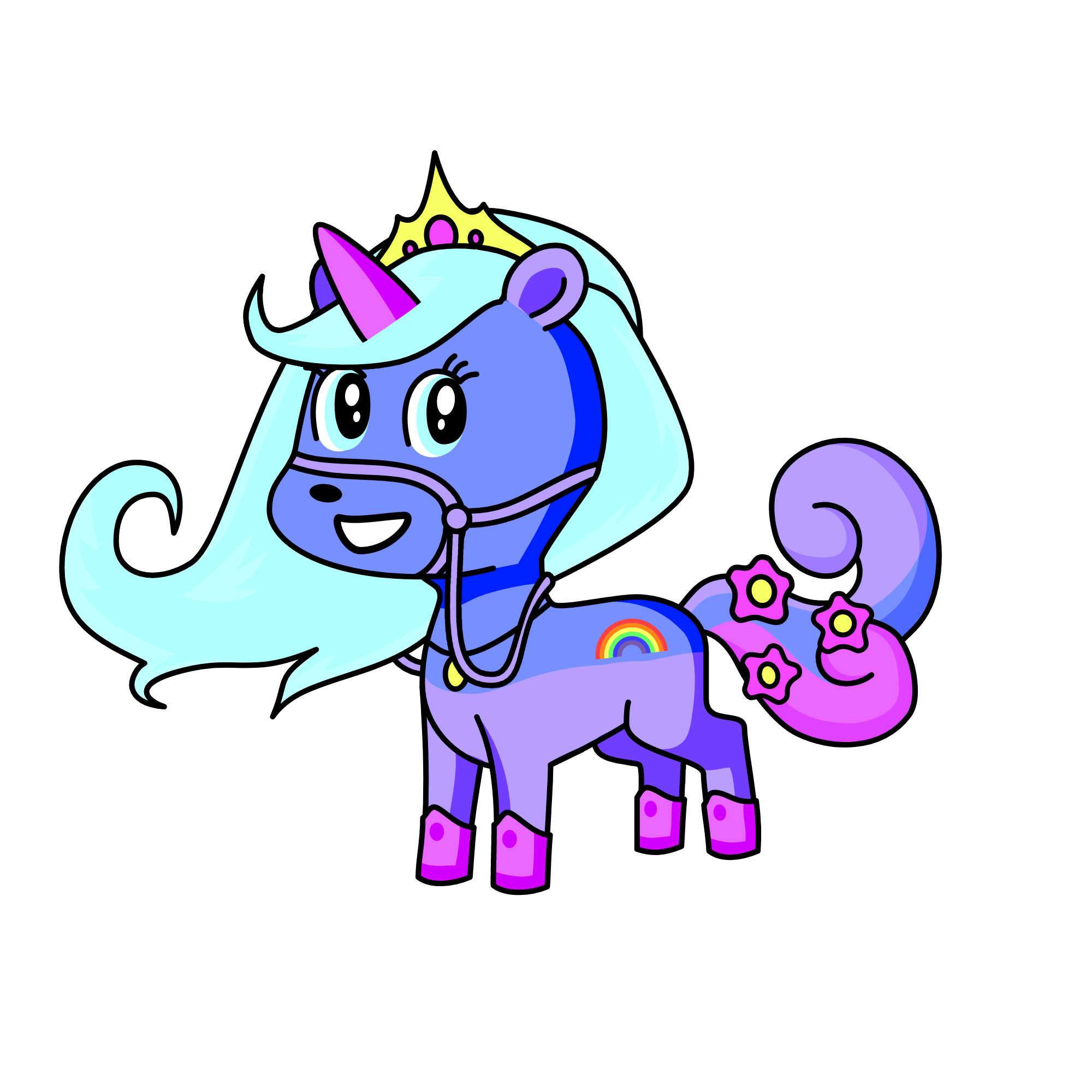 pastel, the unicorn