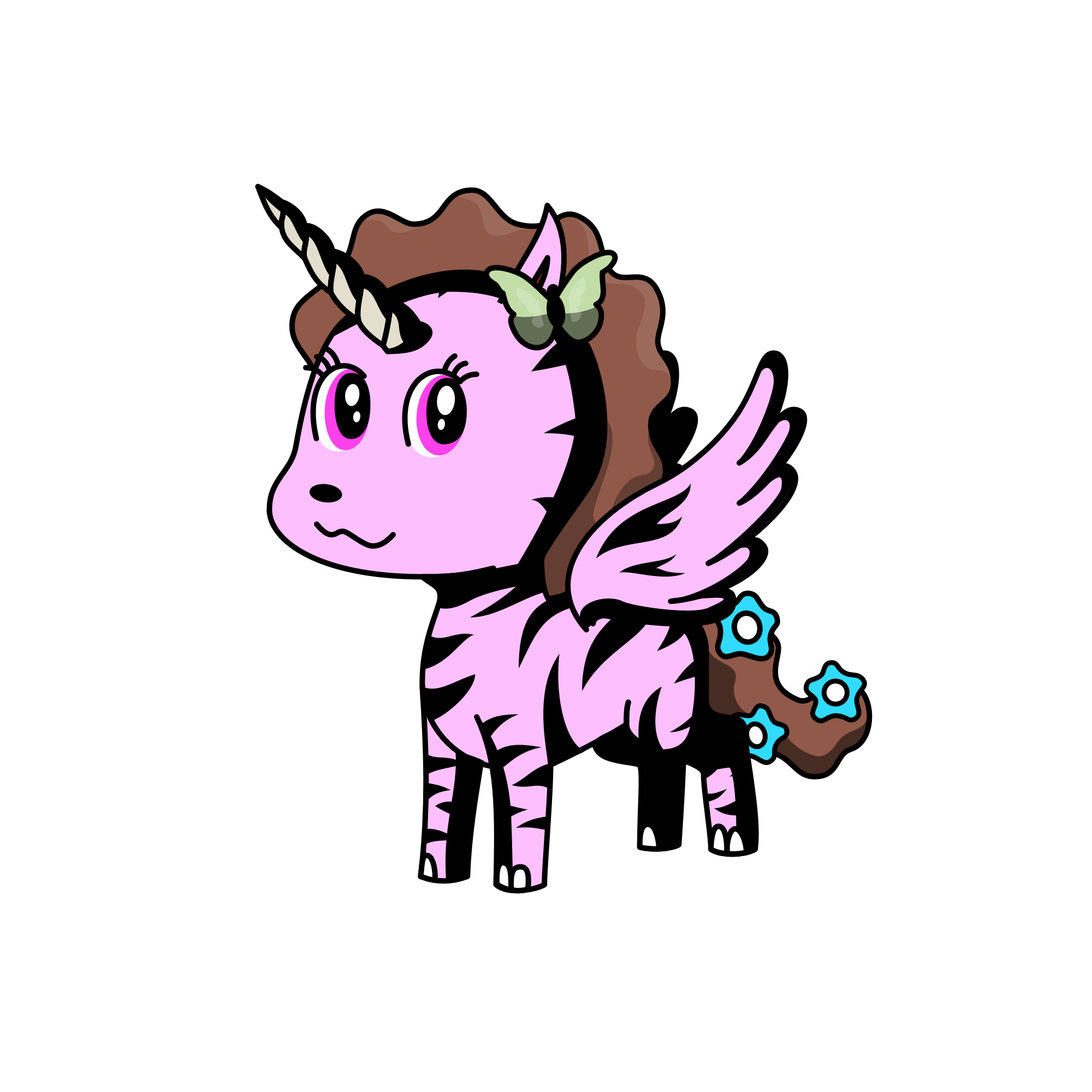 forest magic , the unicorn