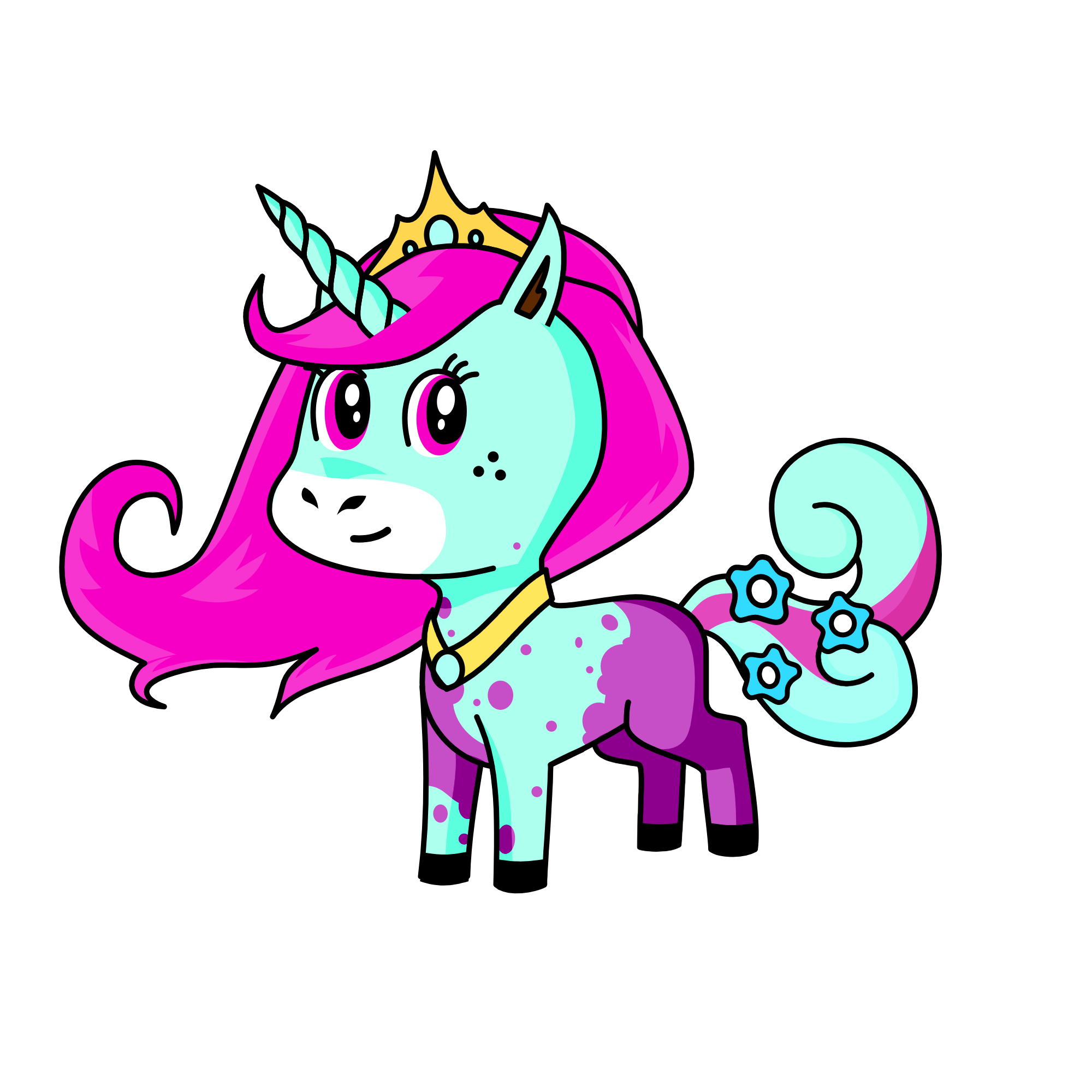 minty, the unicorn
