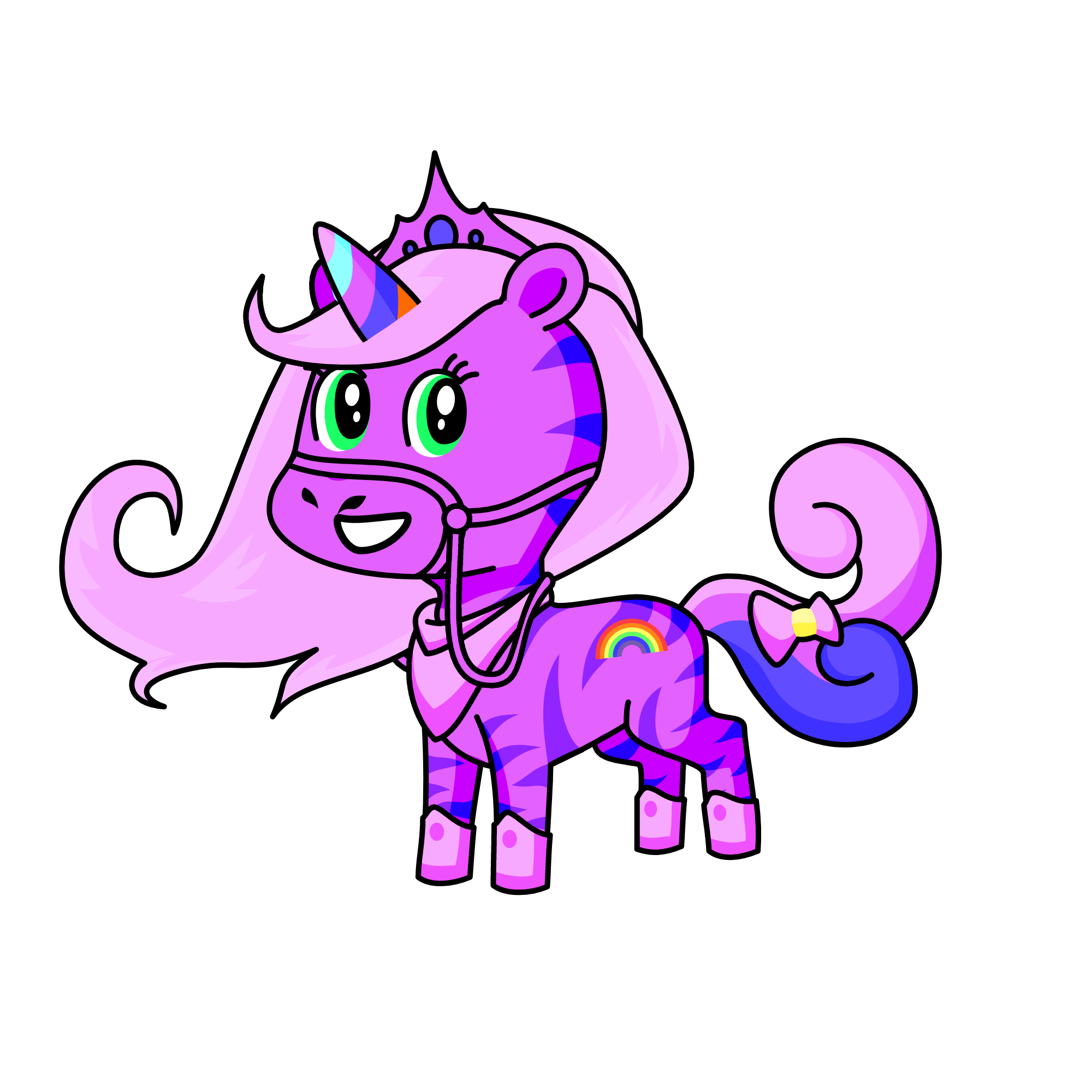 rose, the unicorn
