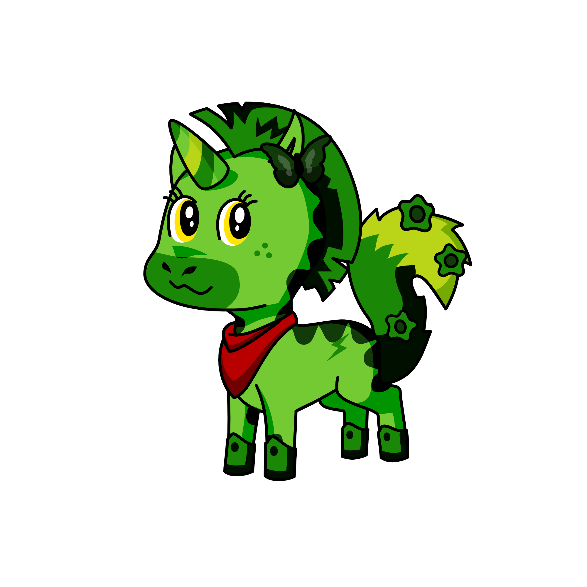 Dino-Corn, the unicorn