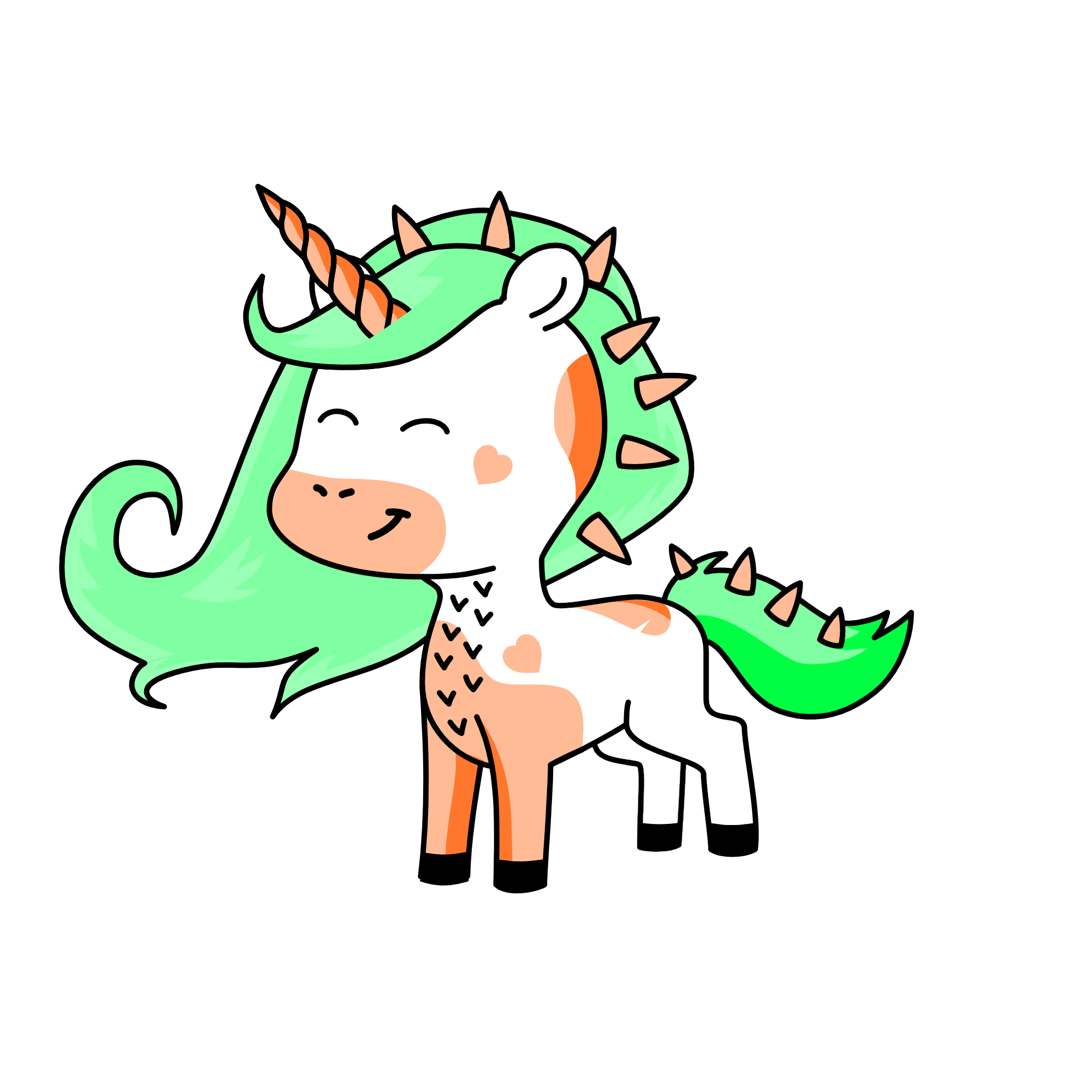 :), the unicorn