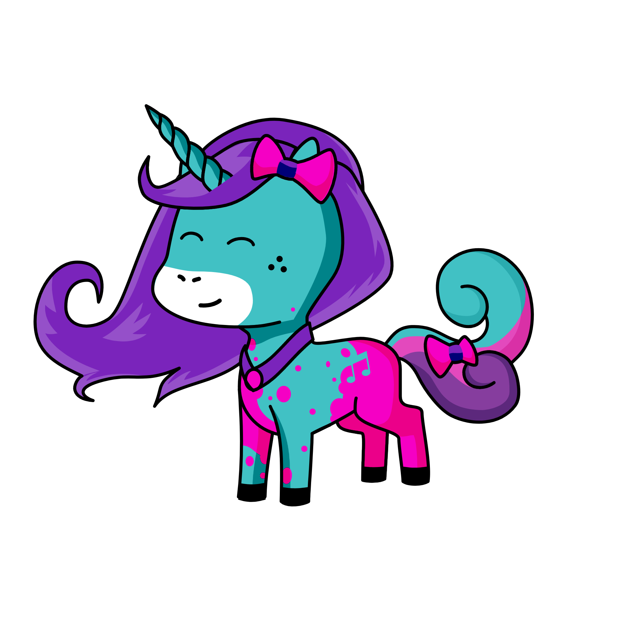 Frosty, the unicorn