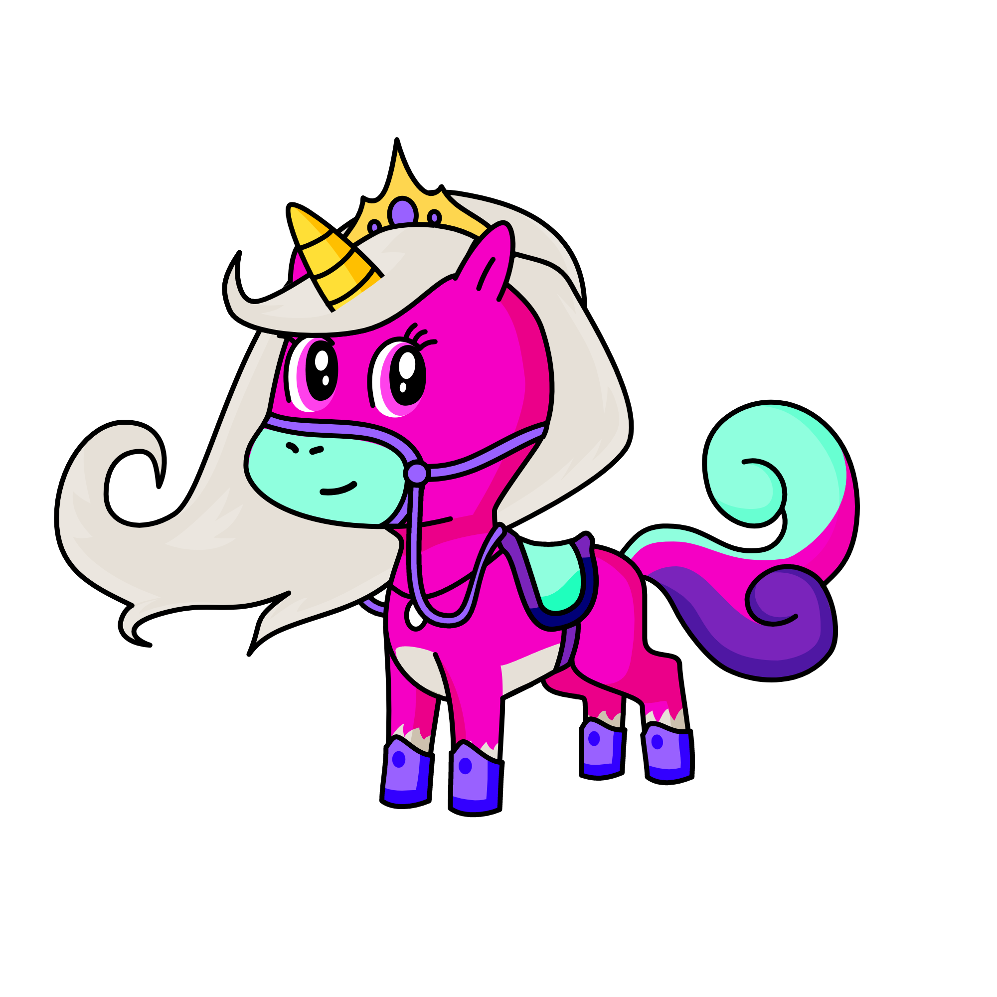 Queen, the unicorn