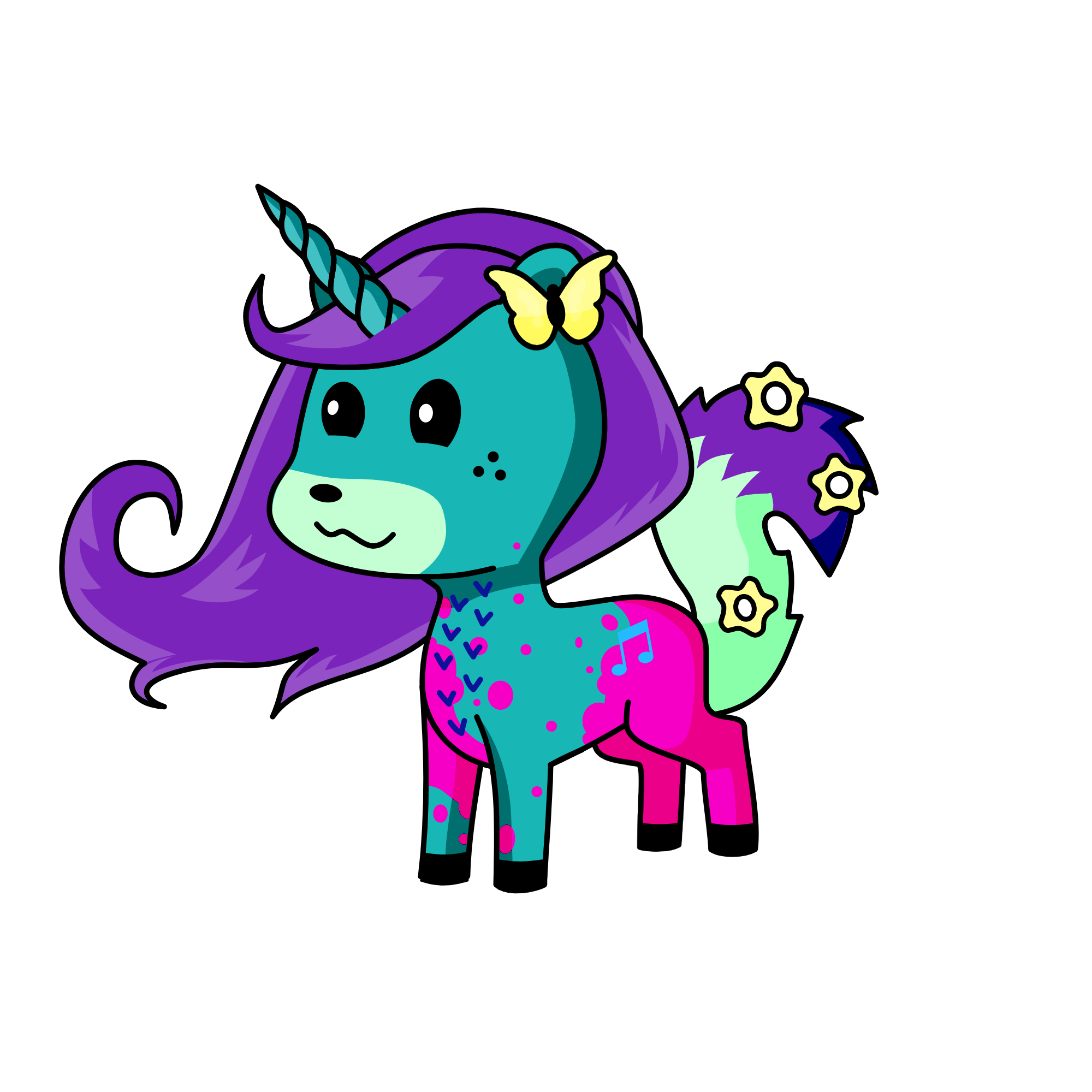 Siren, the unicorn