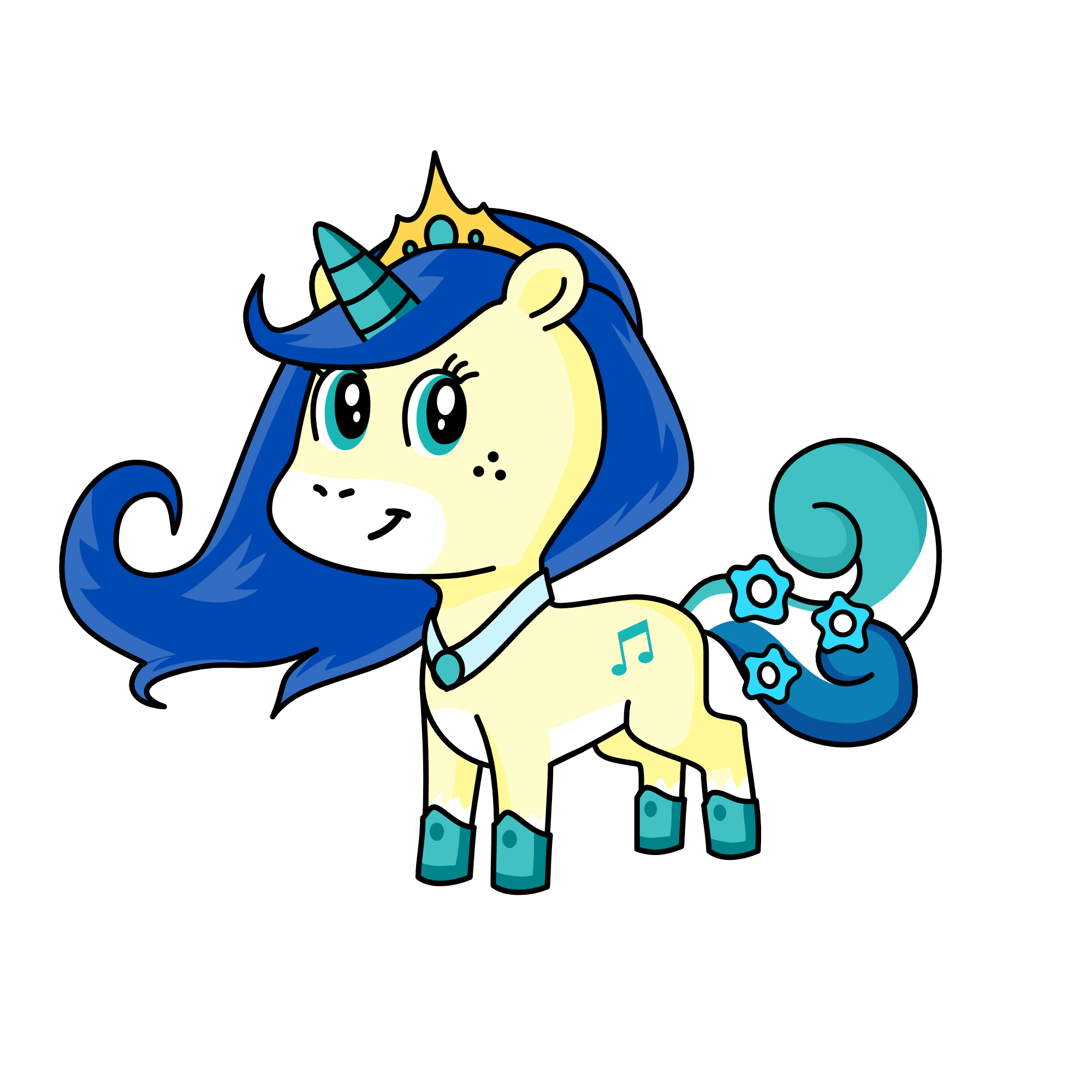 Princesse Honeydew, the unicorn