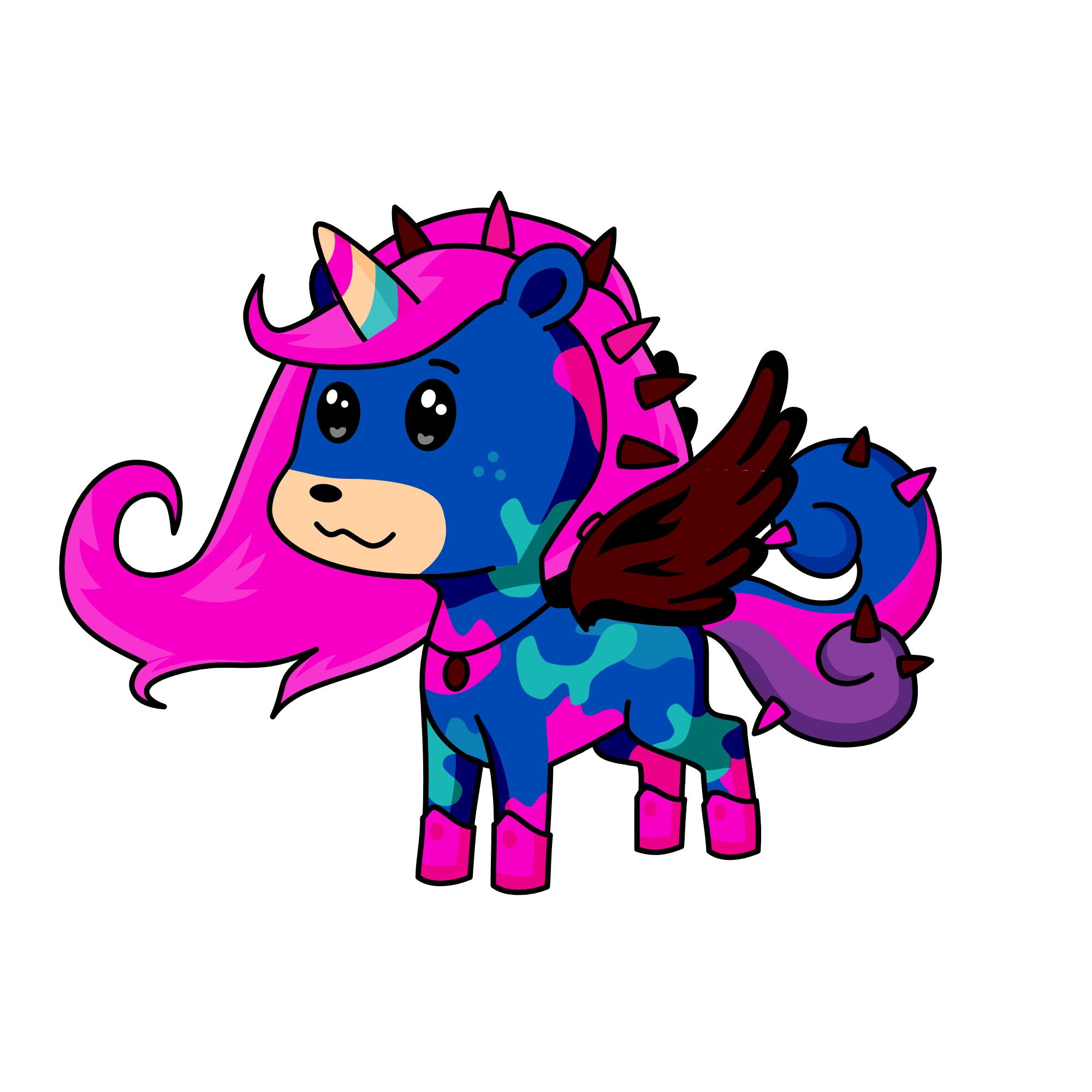 frizzy, the unicorn