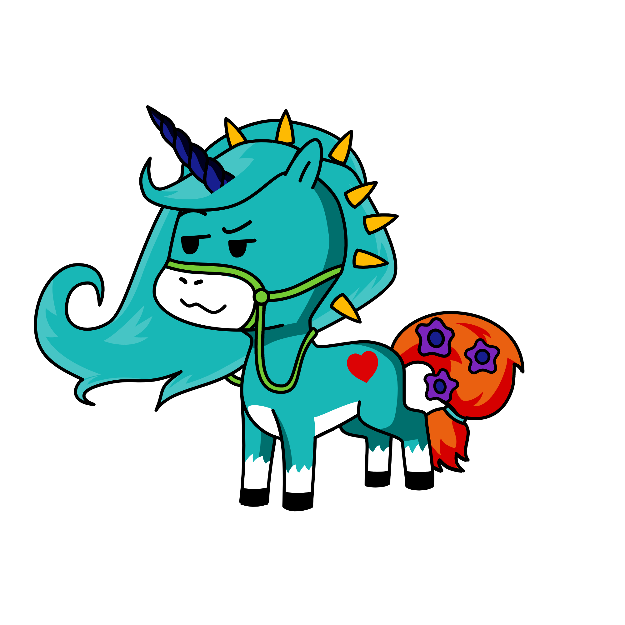 bihaviiii iz weird, the unicorn