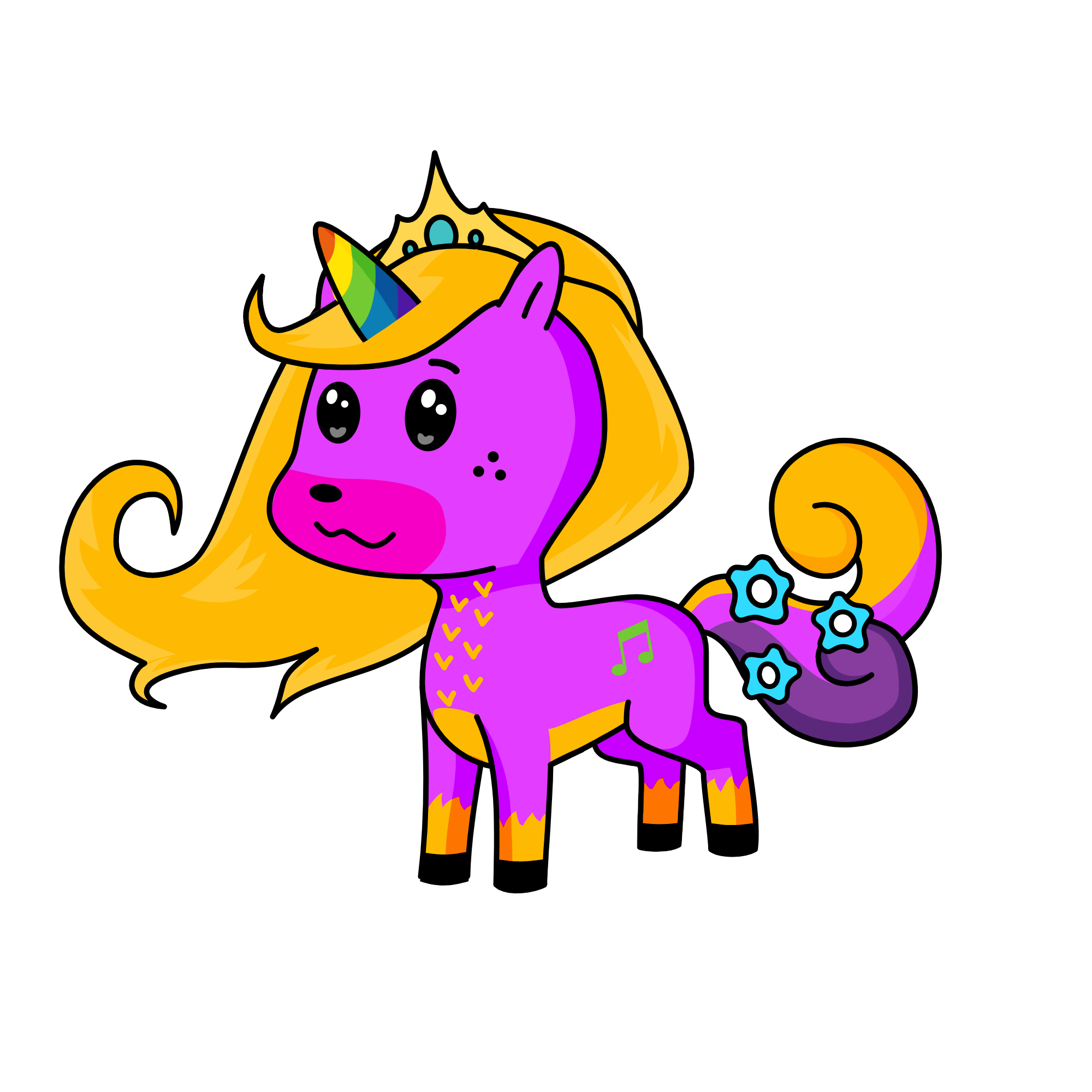 goldey, the unicorn