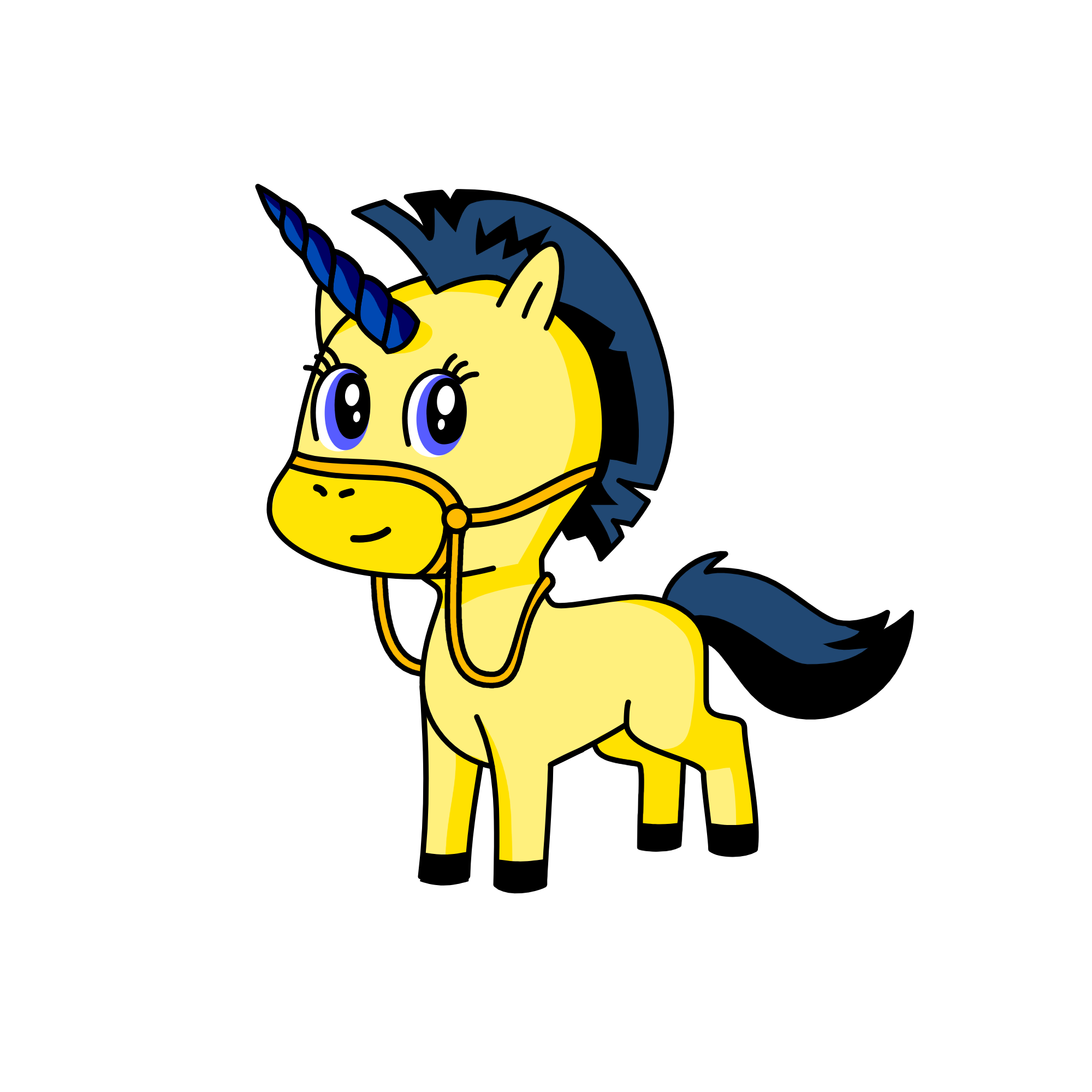 The Night's Steed, the unicorn