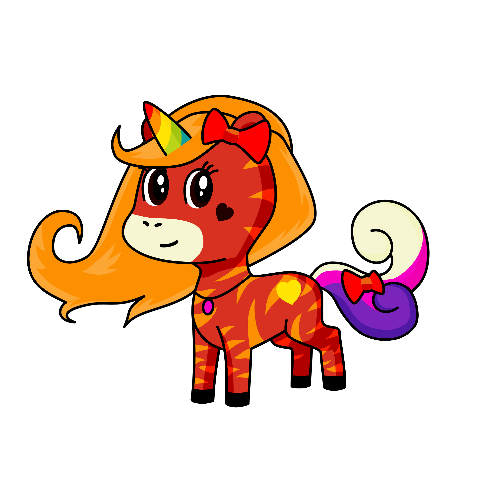 fire, the unicorn