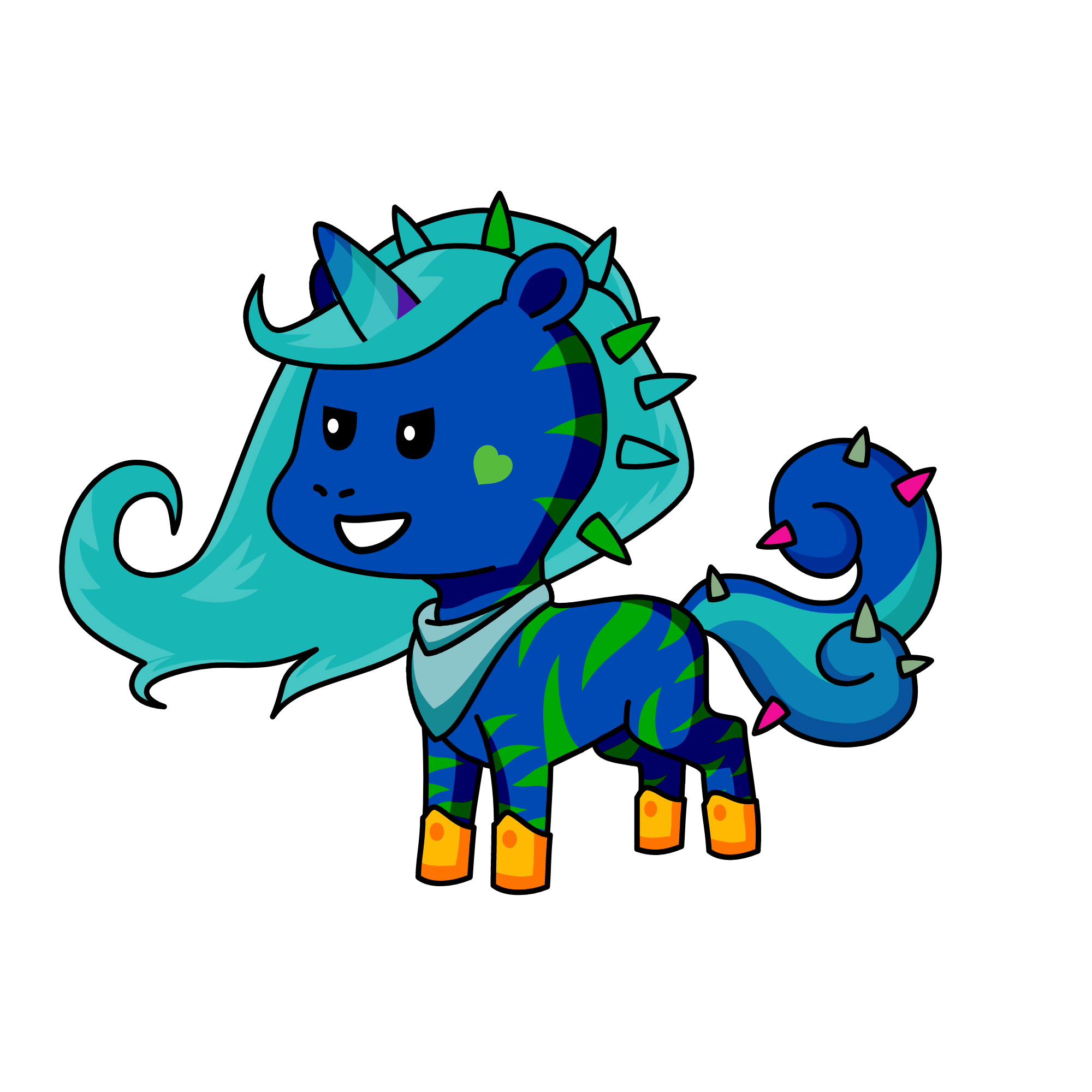splashy spike, the unicorn