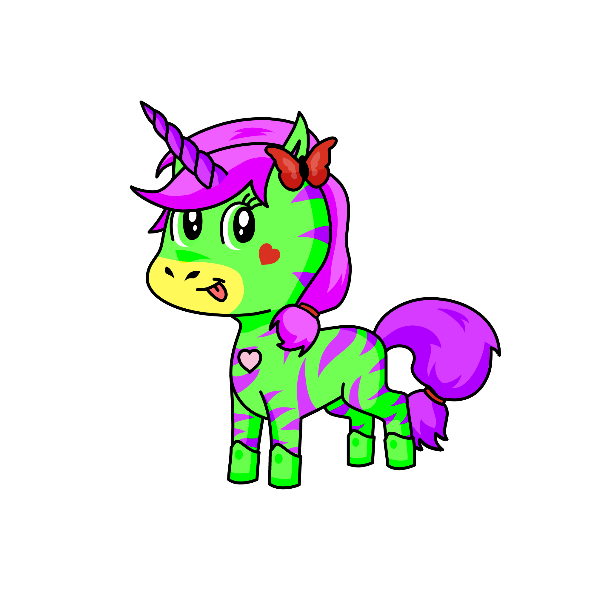 rainbow corn, the unicorn