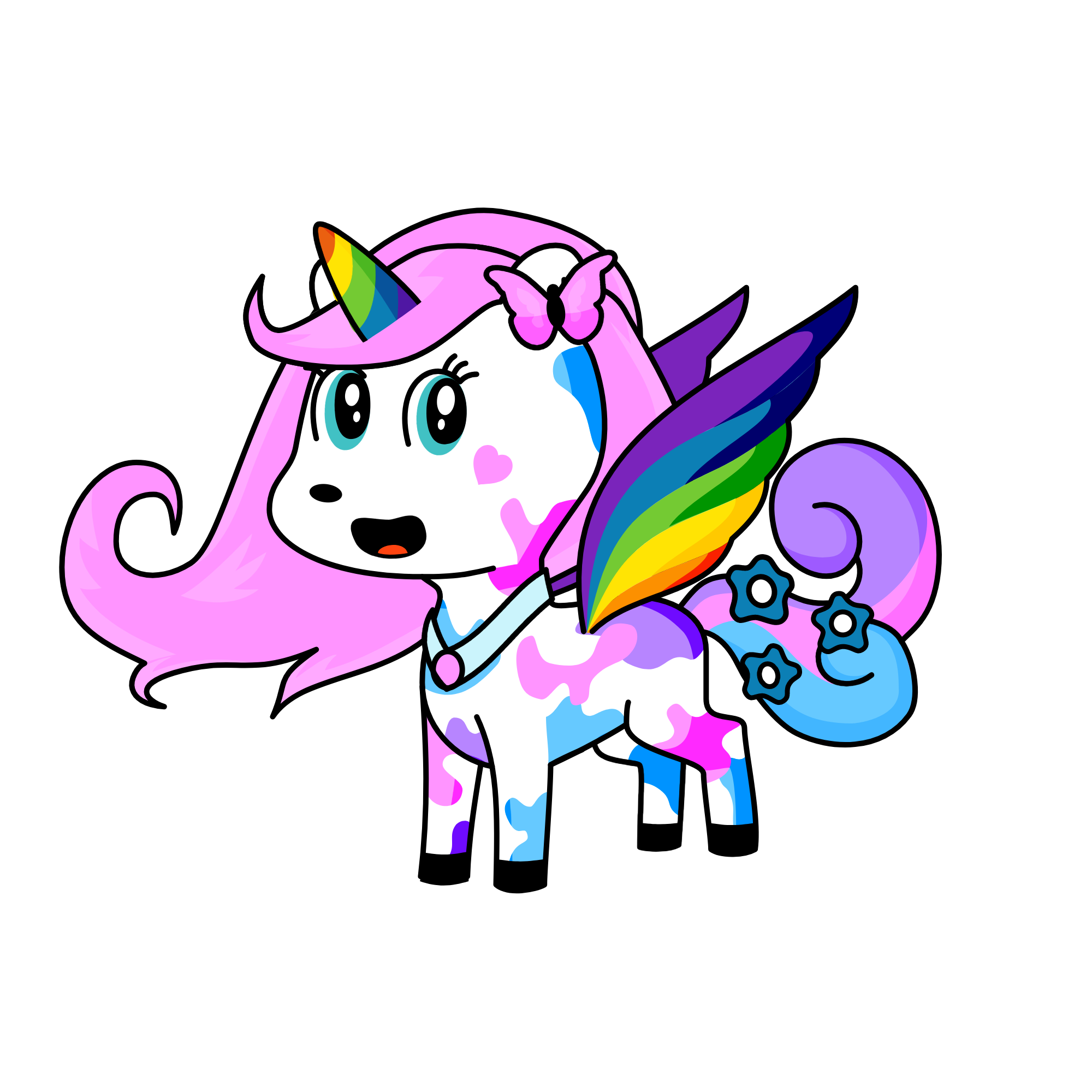 Happy, the unicorn