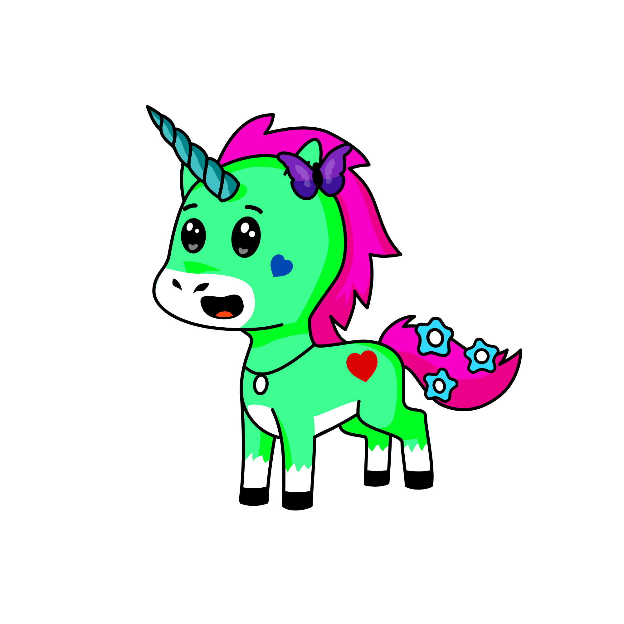 Land unicorn, the unicorn