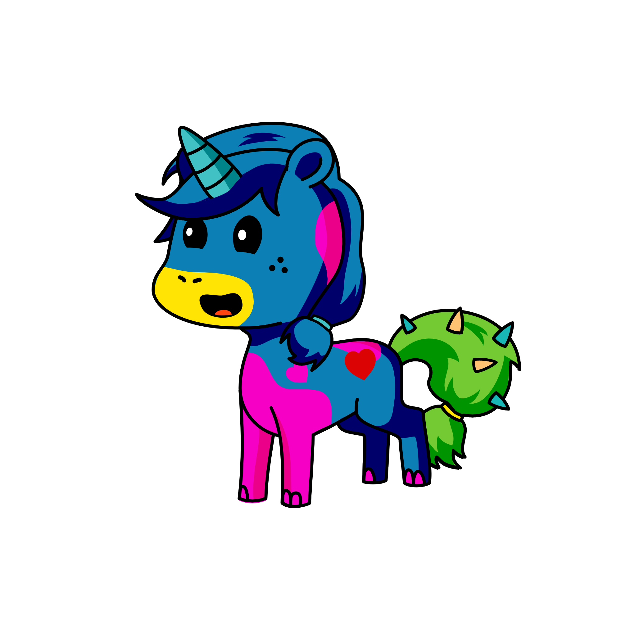 coulurful, the unicorn