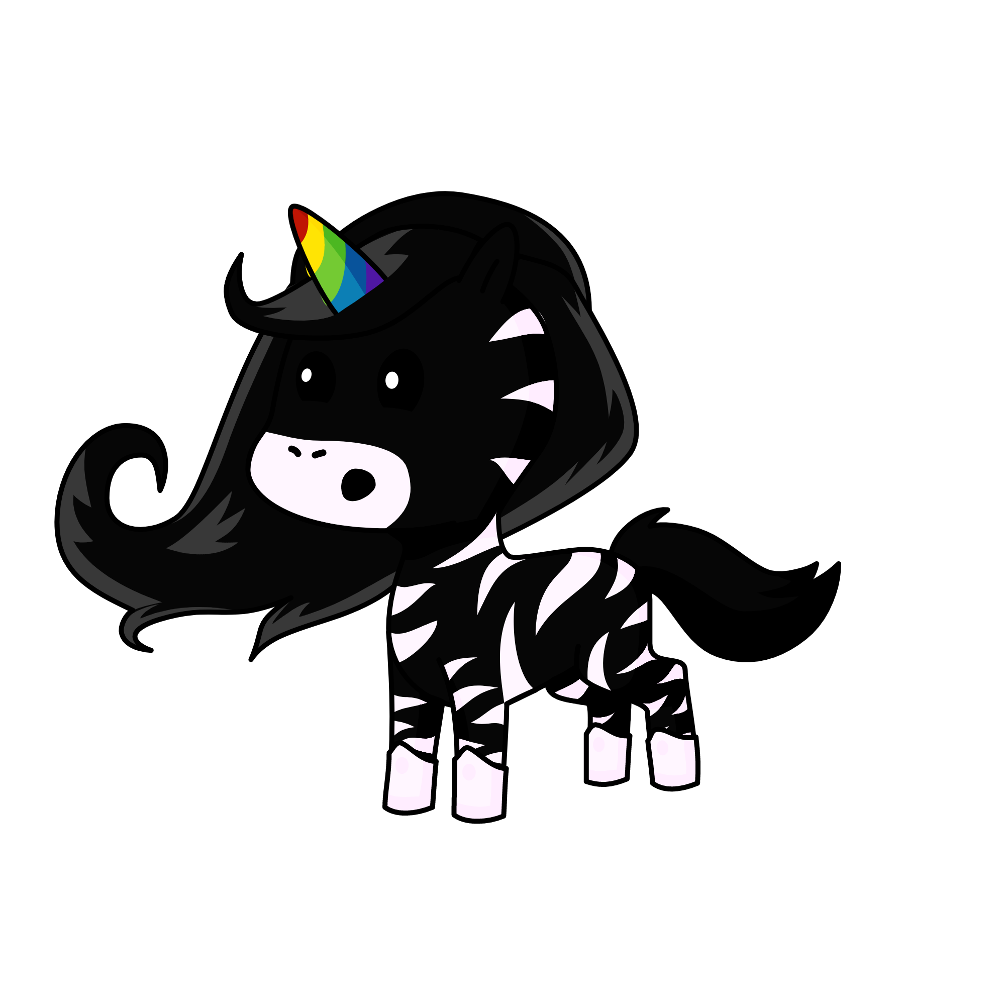 Blacksy, the unicorn