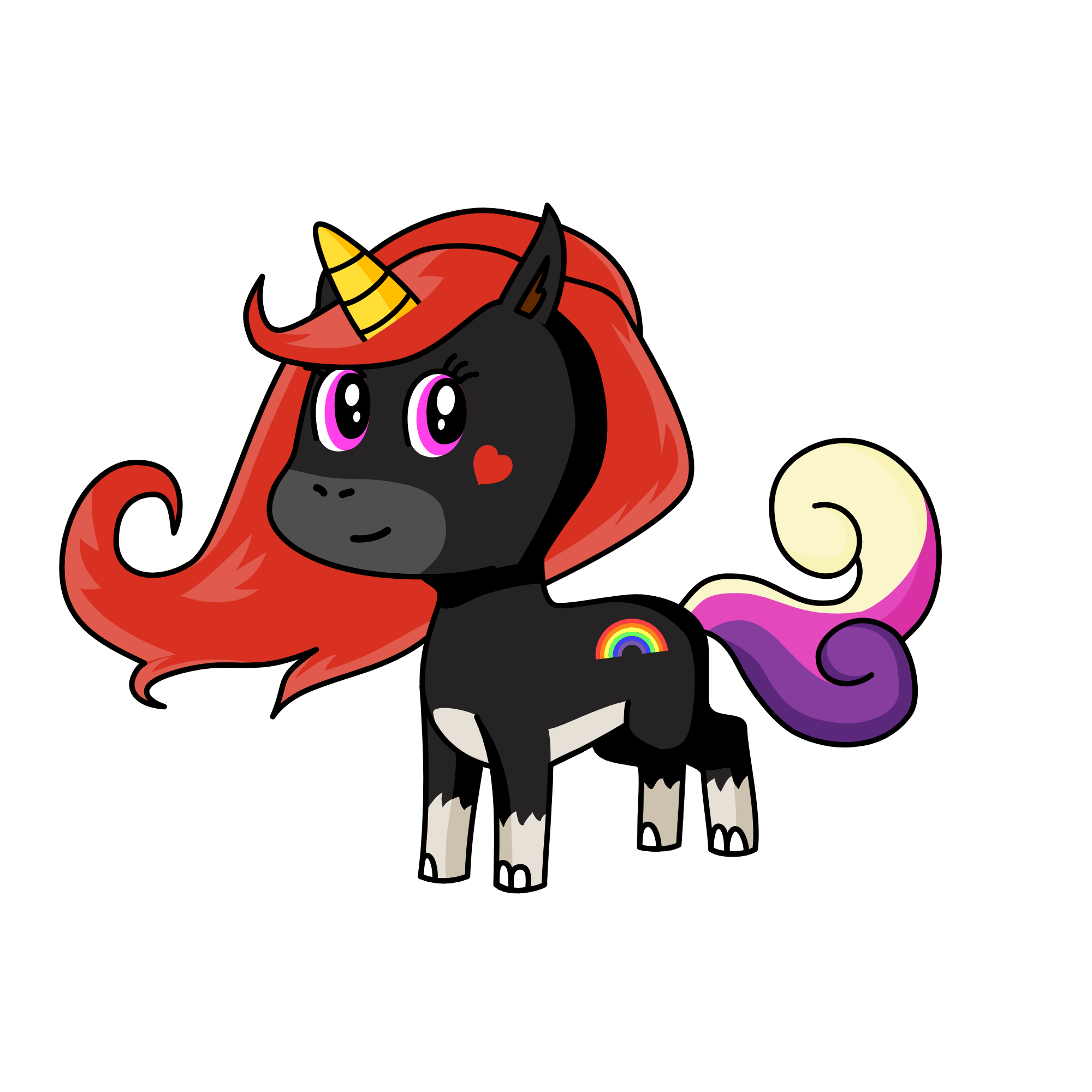 QUEEN UNICORNE, the unicorn