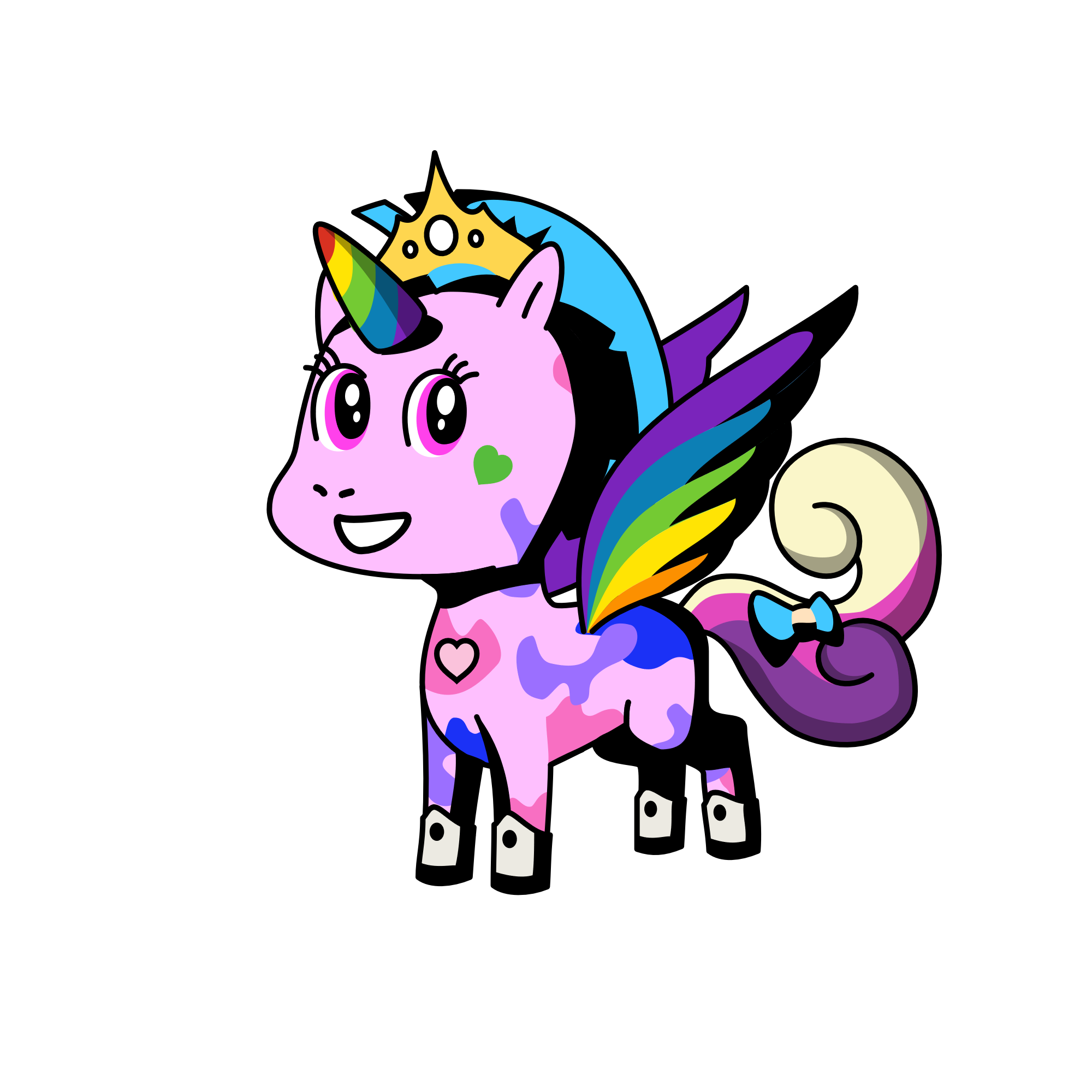 confetti cake, the unicorn