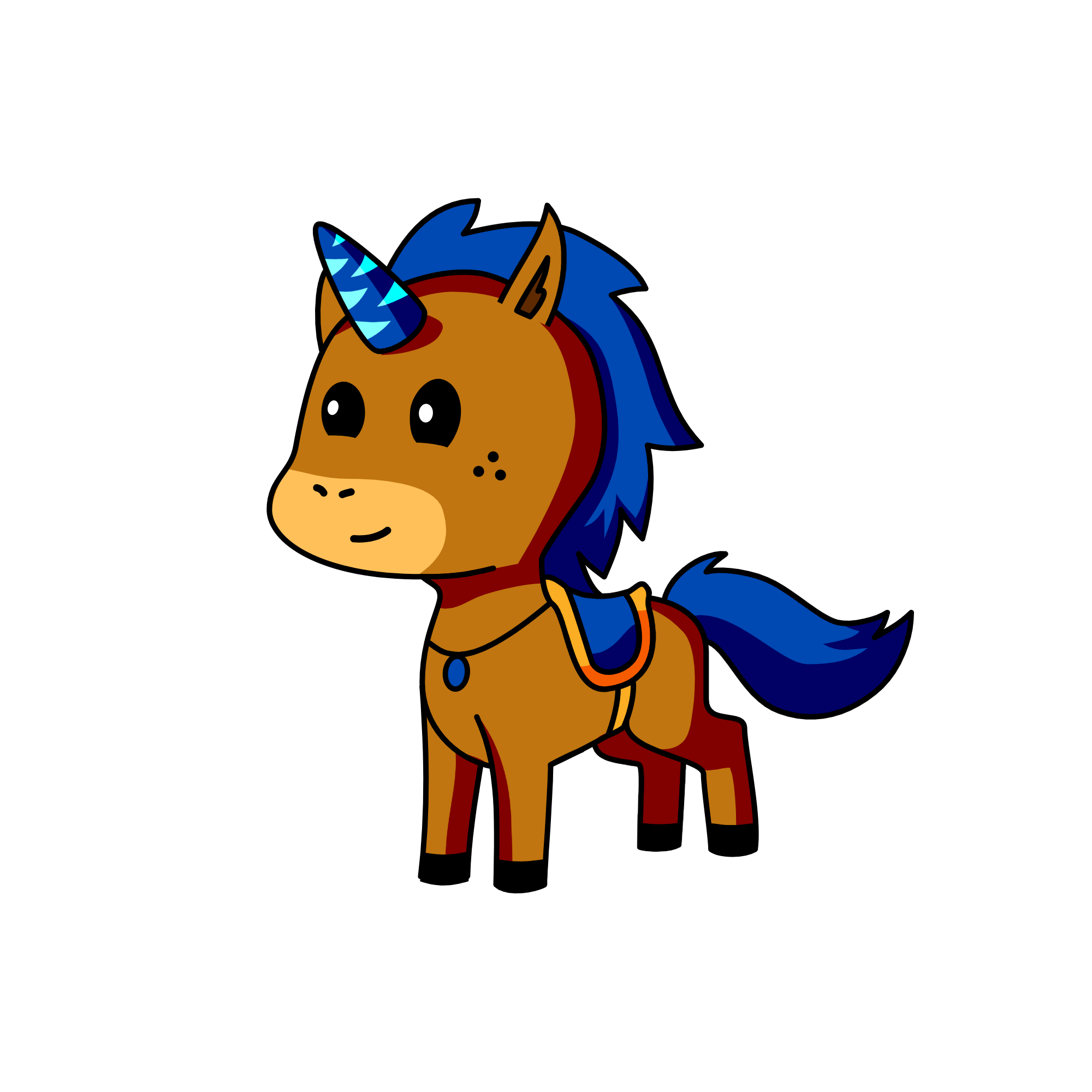 Bluebell, the unicorn