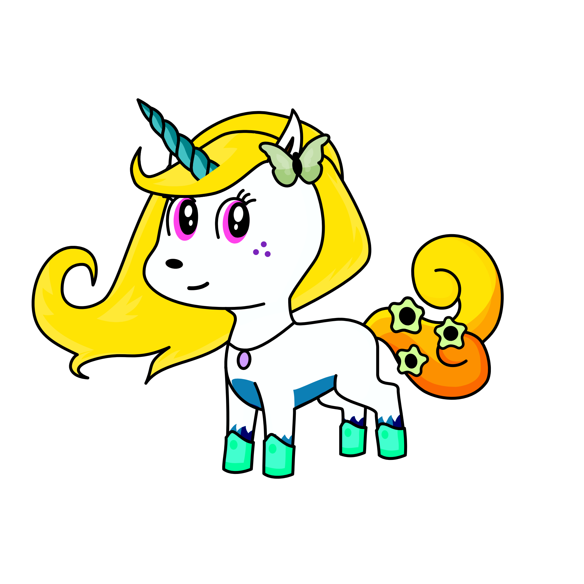 Luna , the unicorn