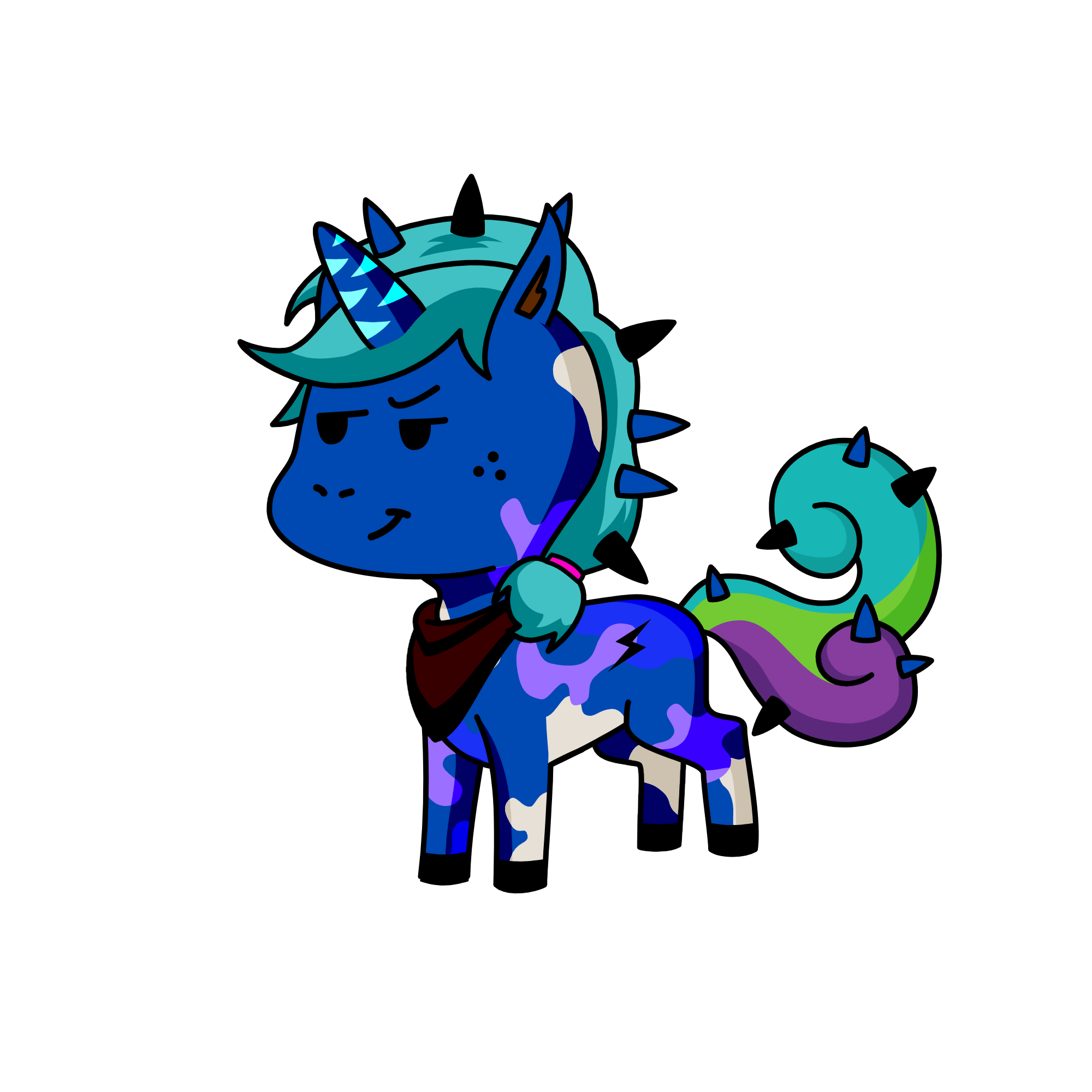 Darky, the unicorn