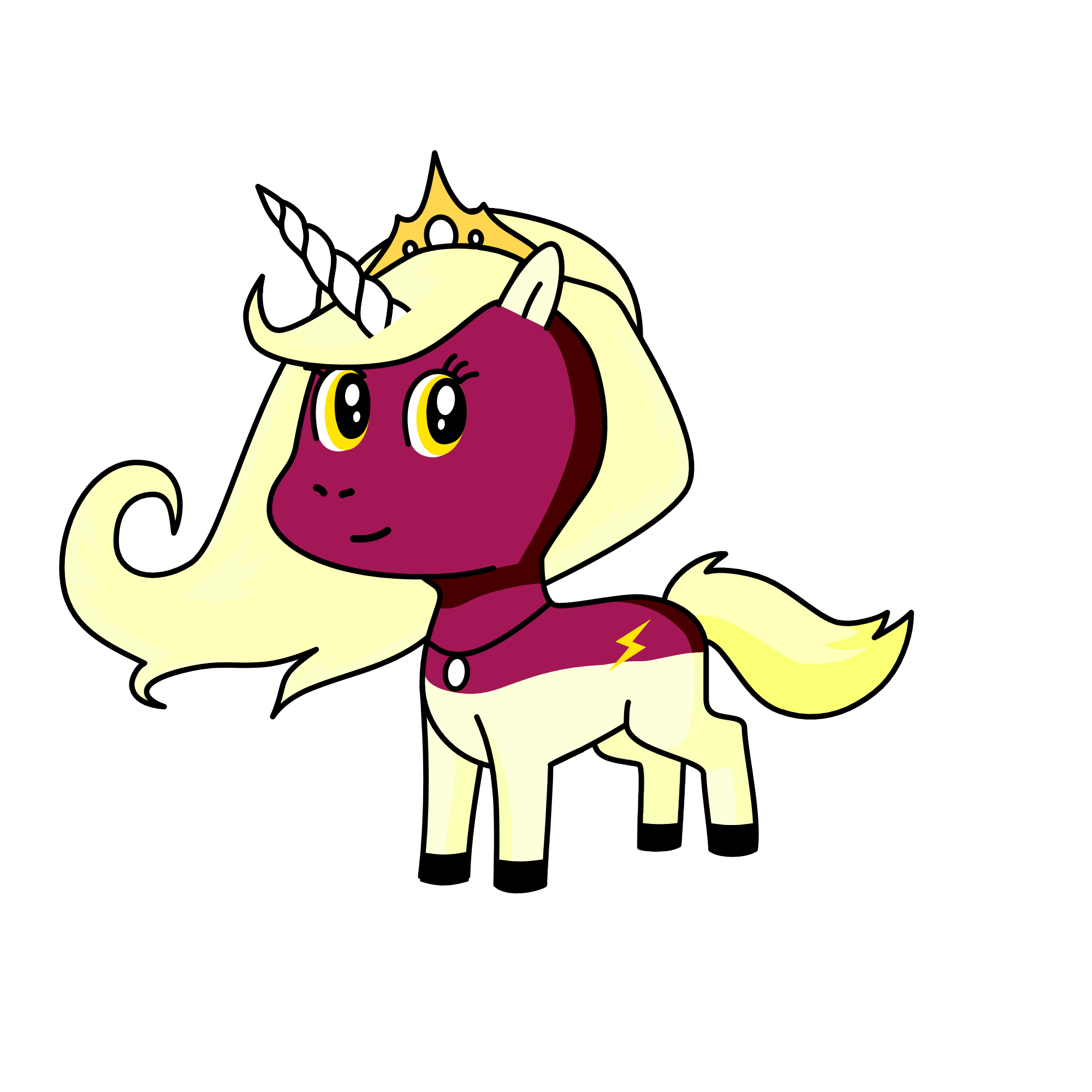 Queen double👑, the unicorn
