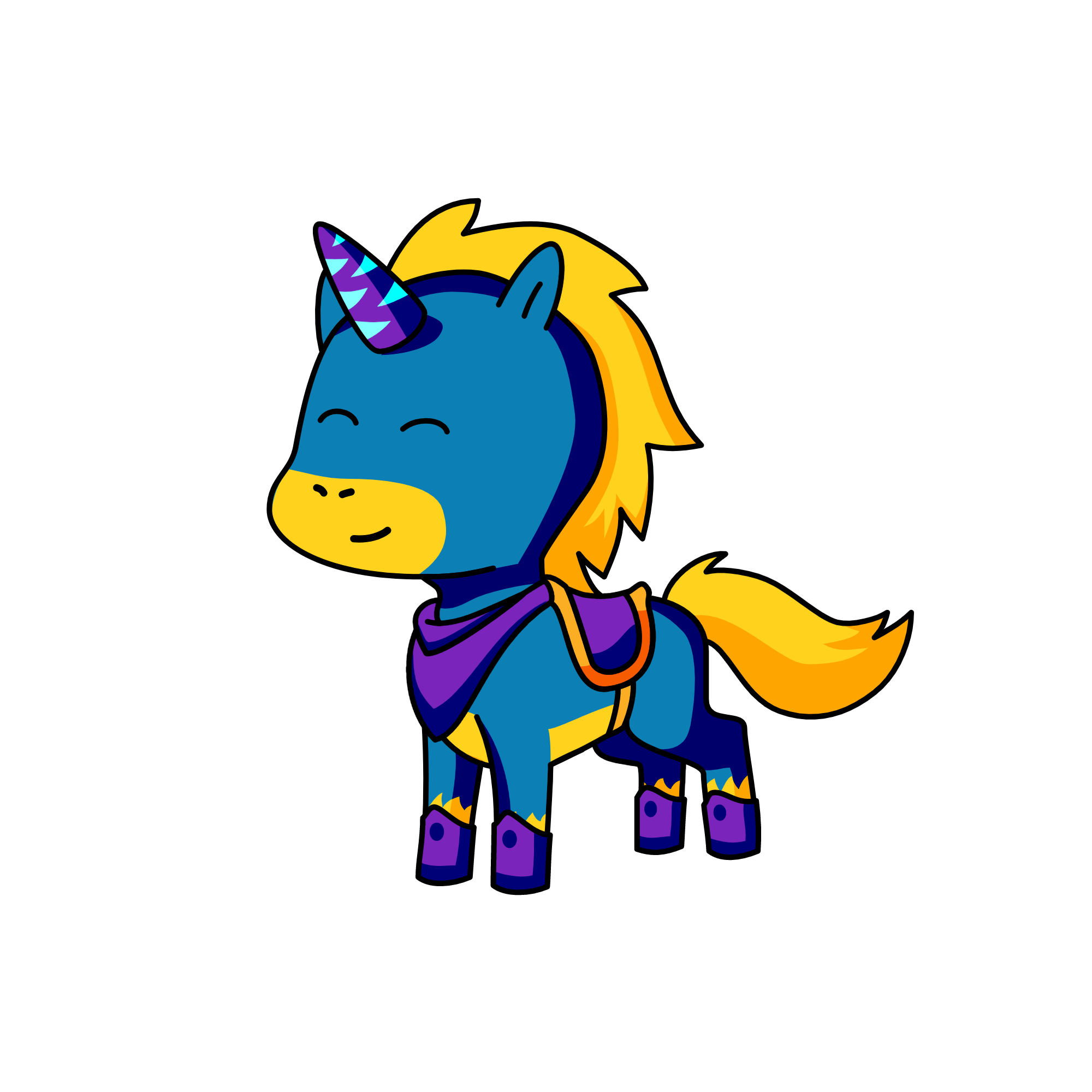 Moonlight, the unicorn