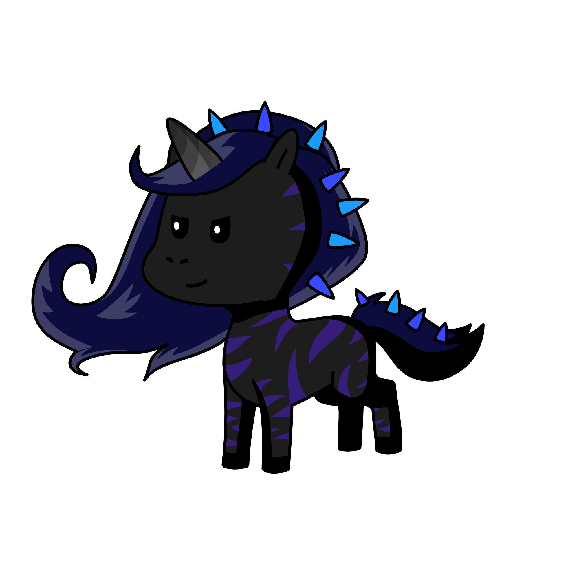 Mistress of Mischief, the unicorn