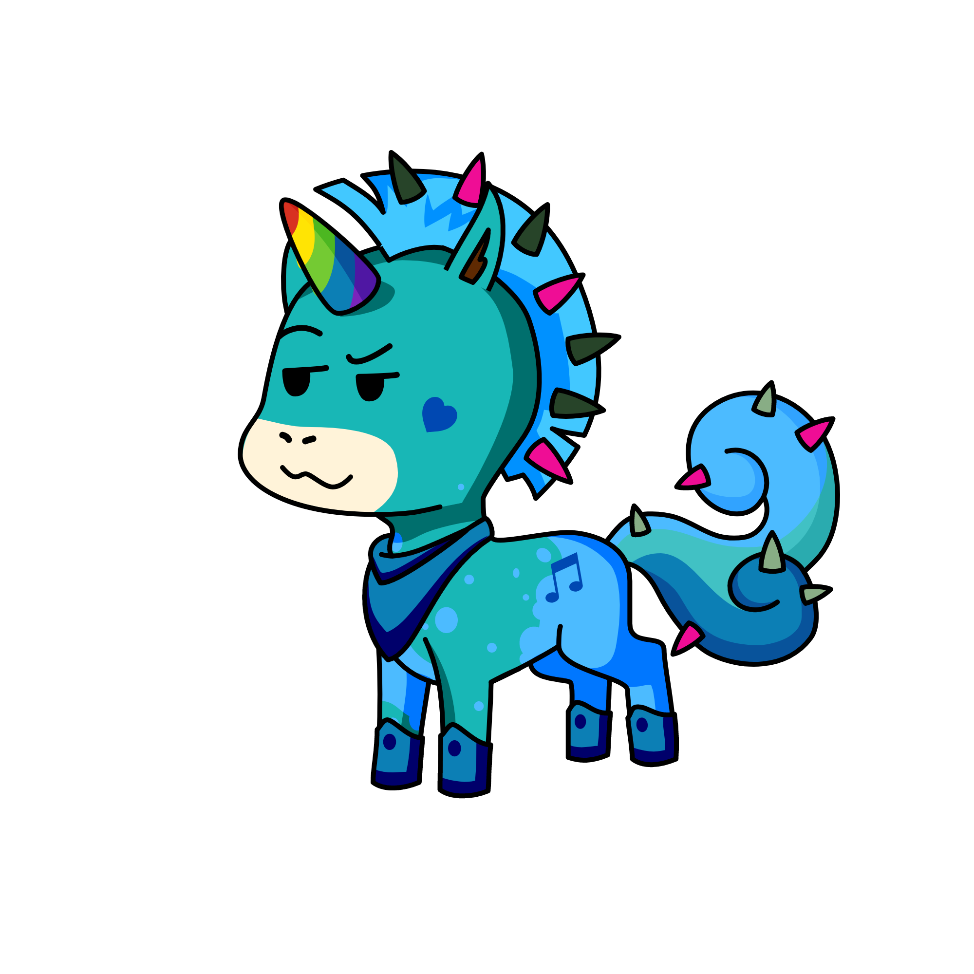 bazinga, the unicorn