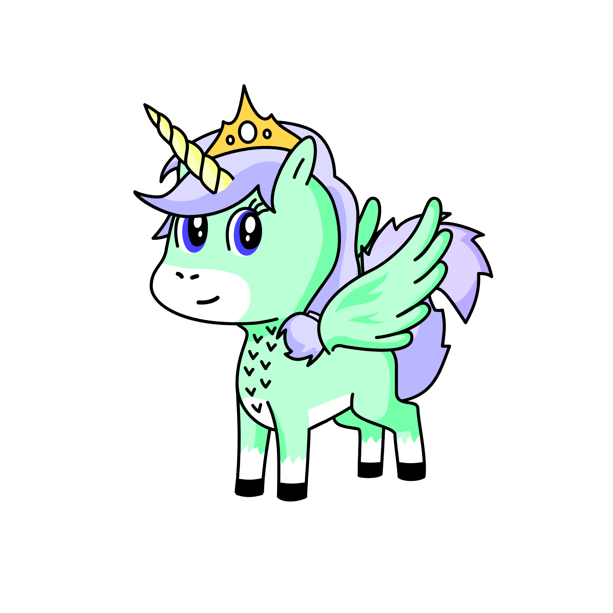 Daughter of night, the unicorn